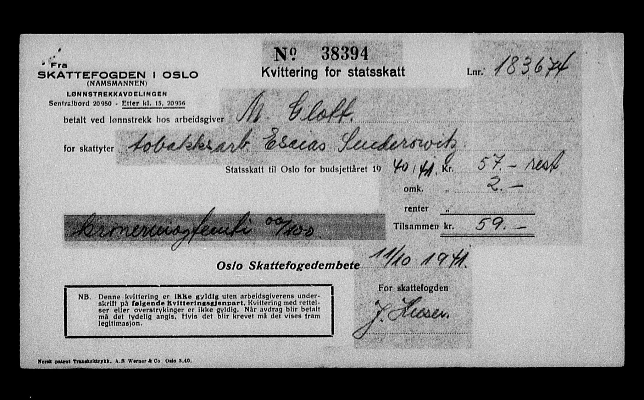Justisdepartementet, Tilbakeføringskontoret for inndratte formuer, AV/RA-S-1564/H/Hc/Hcc/L0981: --, 1945-1947, p. 398