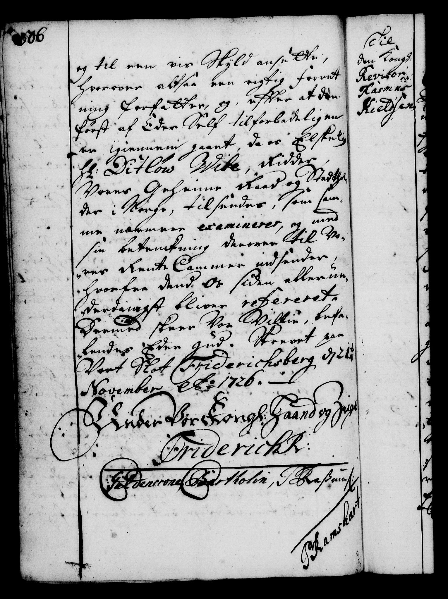Rentekammeret, Kammerkanselliet, RA/EA-3111/G/Gg/Gga/L0002: Norsk ekspedisjonsprotokoll med register (merket RK 53.2), 1723-1727, p. 506