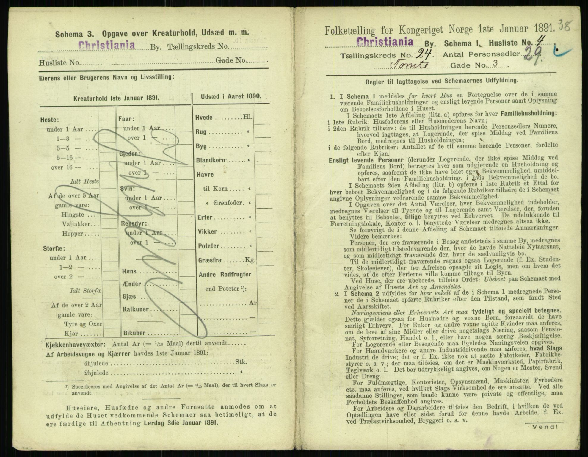 RA, 1891 census for 0301 Kristiania, 1891, p. 11532