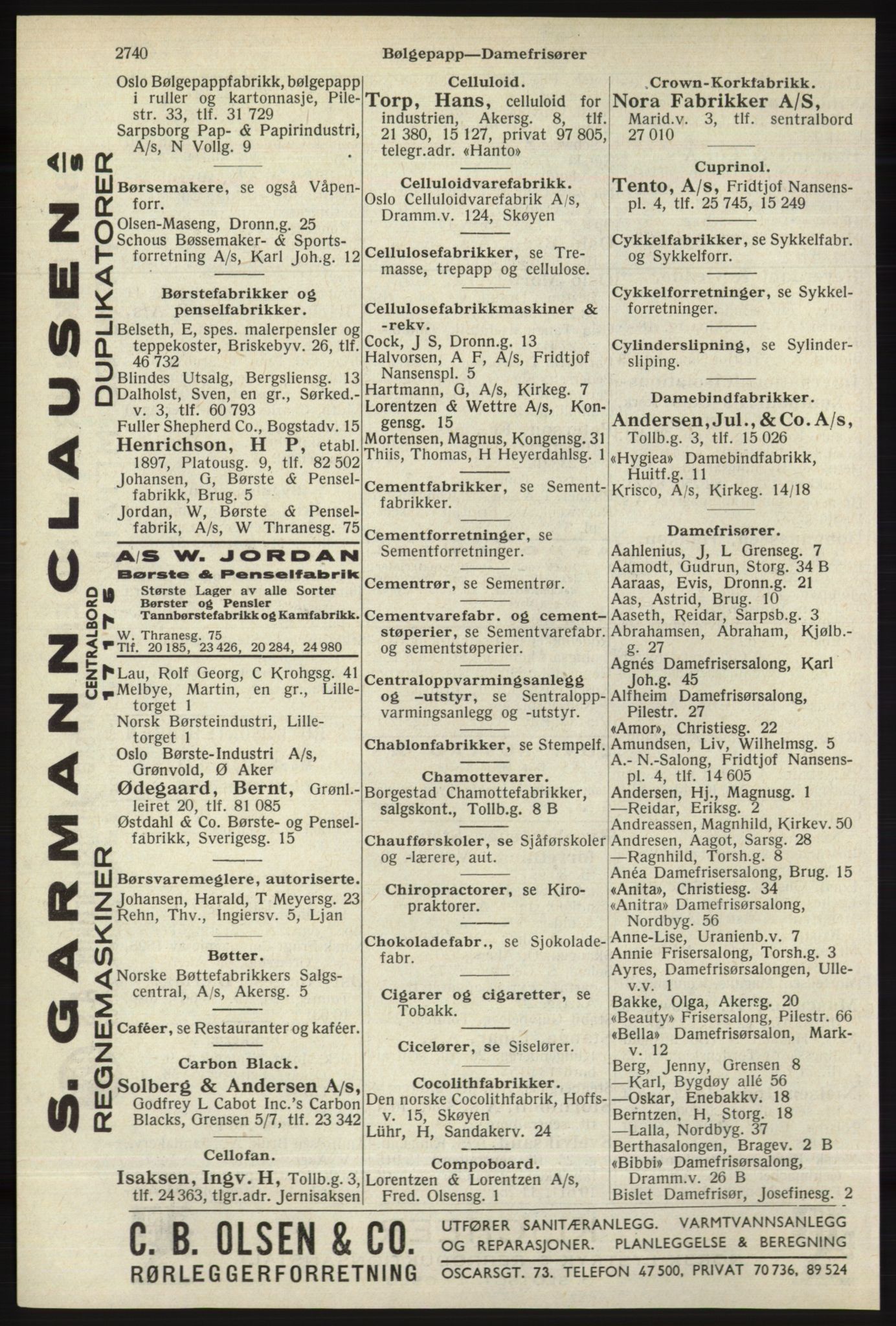 Kristiania/Oslo adressebok, PUBL/-, 1940, p. 2690