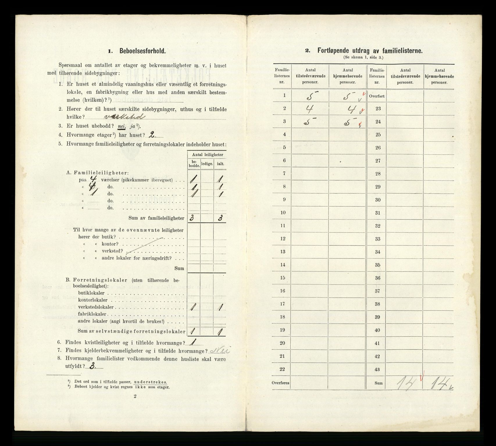 RA, 1910 census for Trondheim, 1910, p. 4740