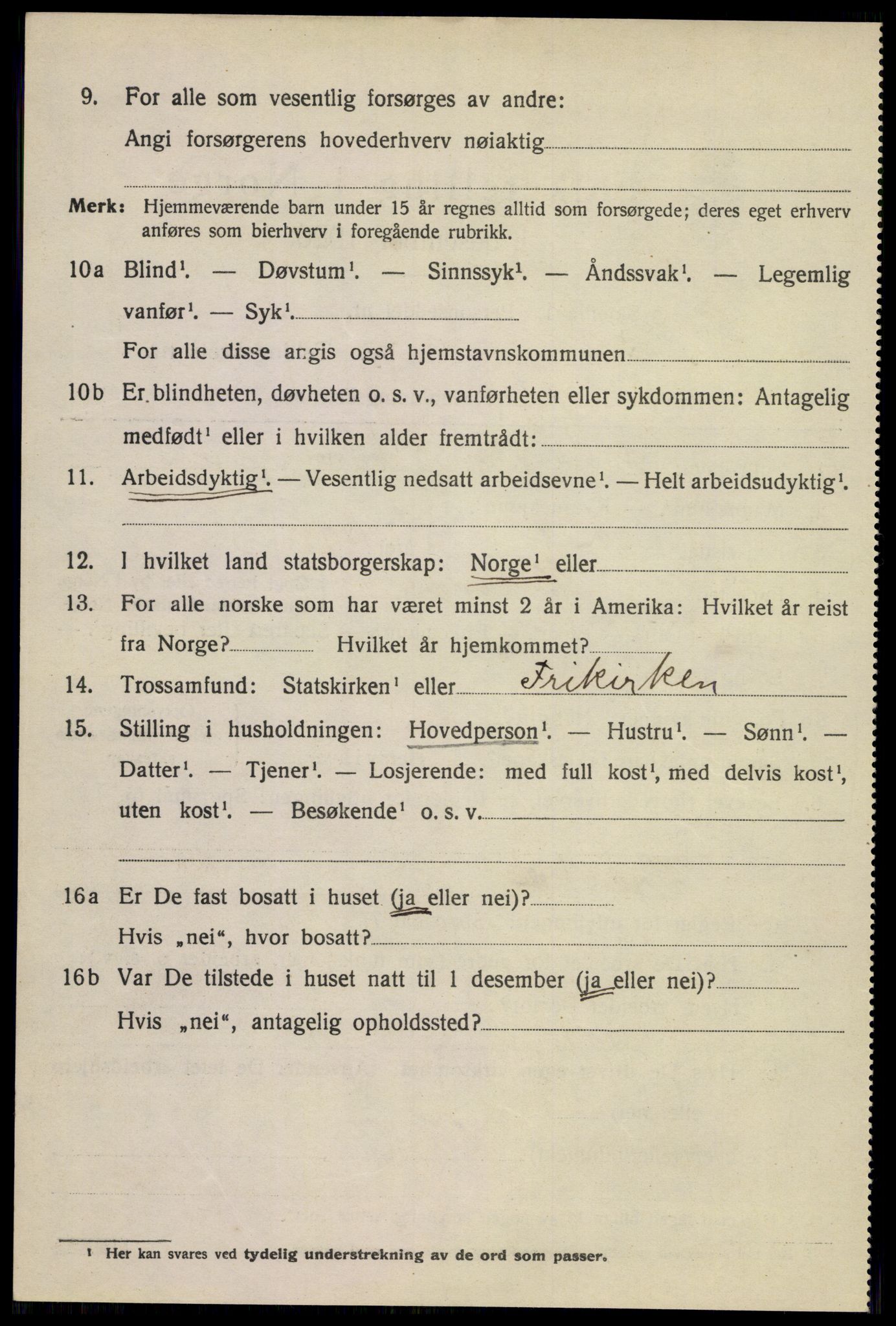 SAKO, 1920 census for Larvik, 1920, p. 9247