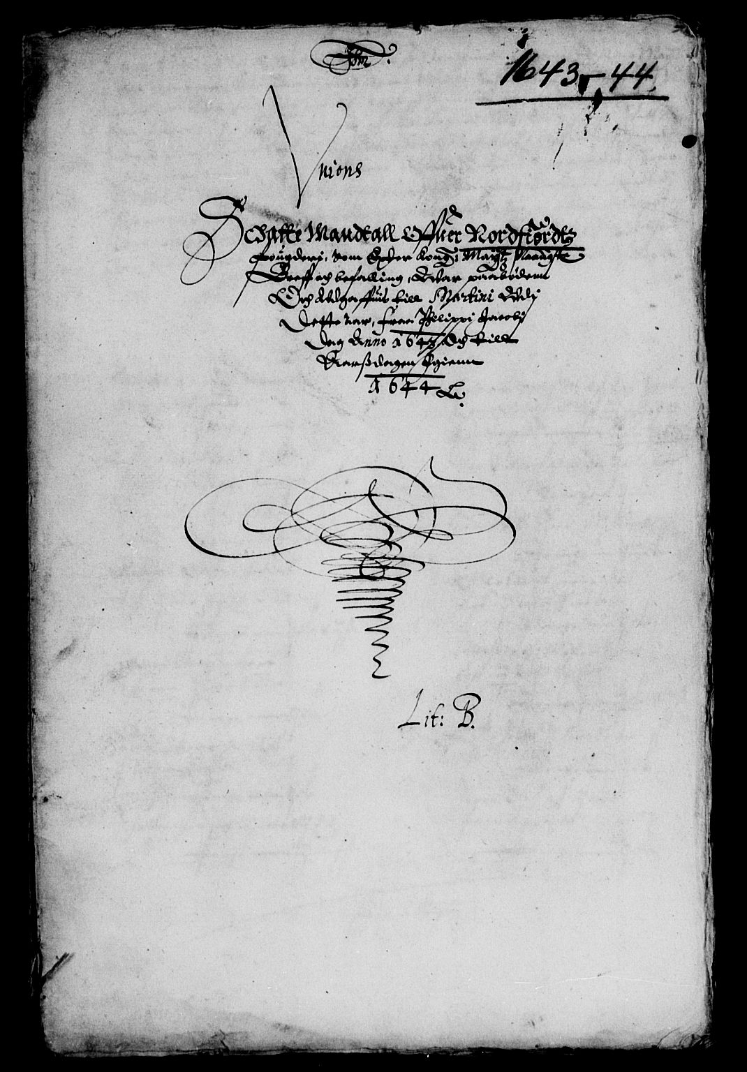 Rentekammeret inntil 1814, Reviderte regnskaper, Lensregnskaper, AV/RA-EA-5023/R/Rb/Rbt/L0096: Bergenhus len, 1643-1644