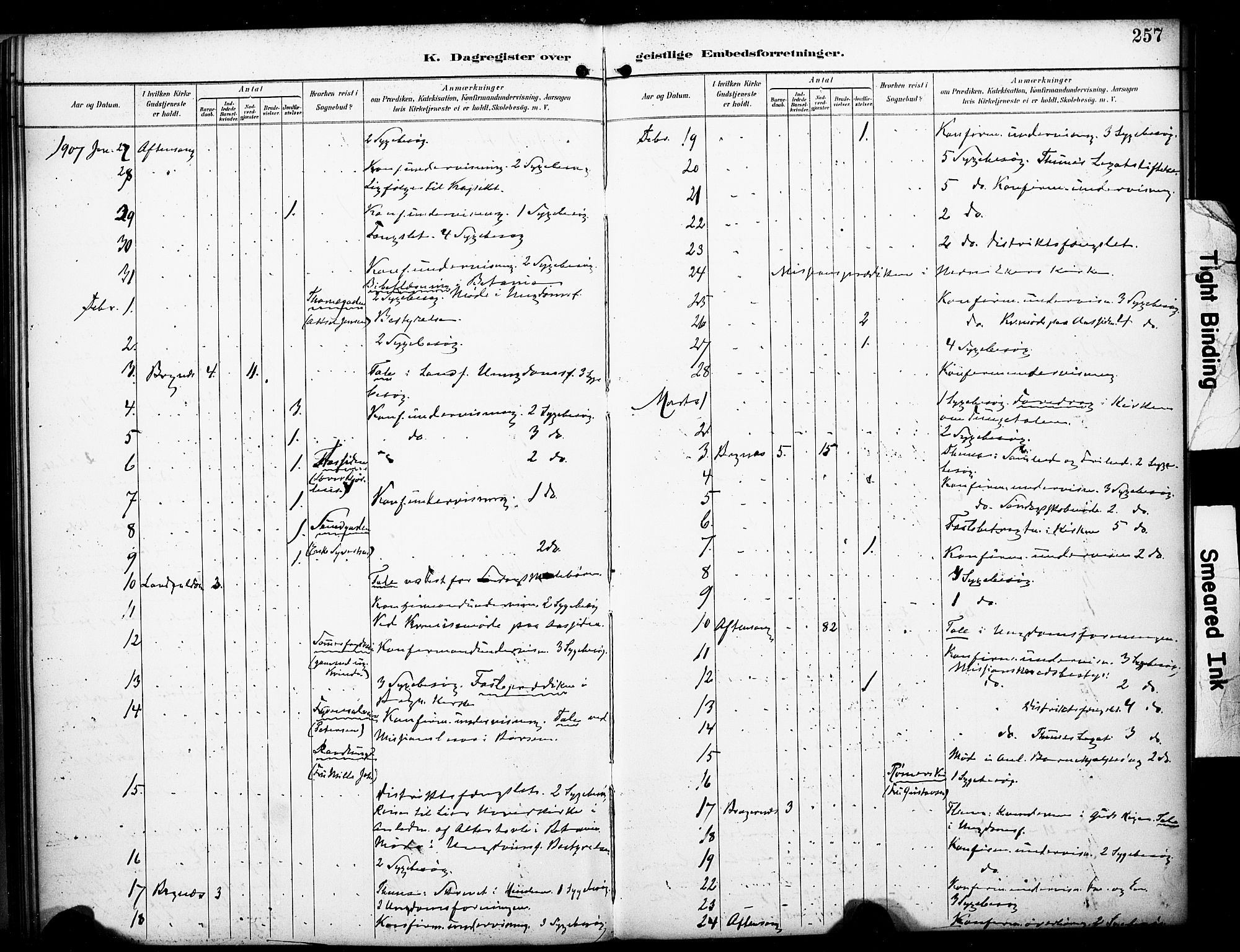 Bragernes kirkebøker, AV/SAKO-A-6/F/Fc/L0006: Parish register (official) no. III 6, 1888-1899, p. 257