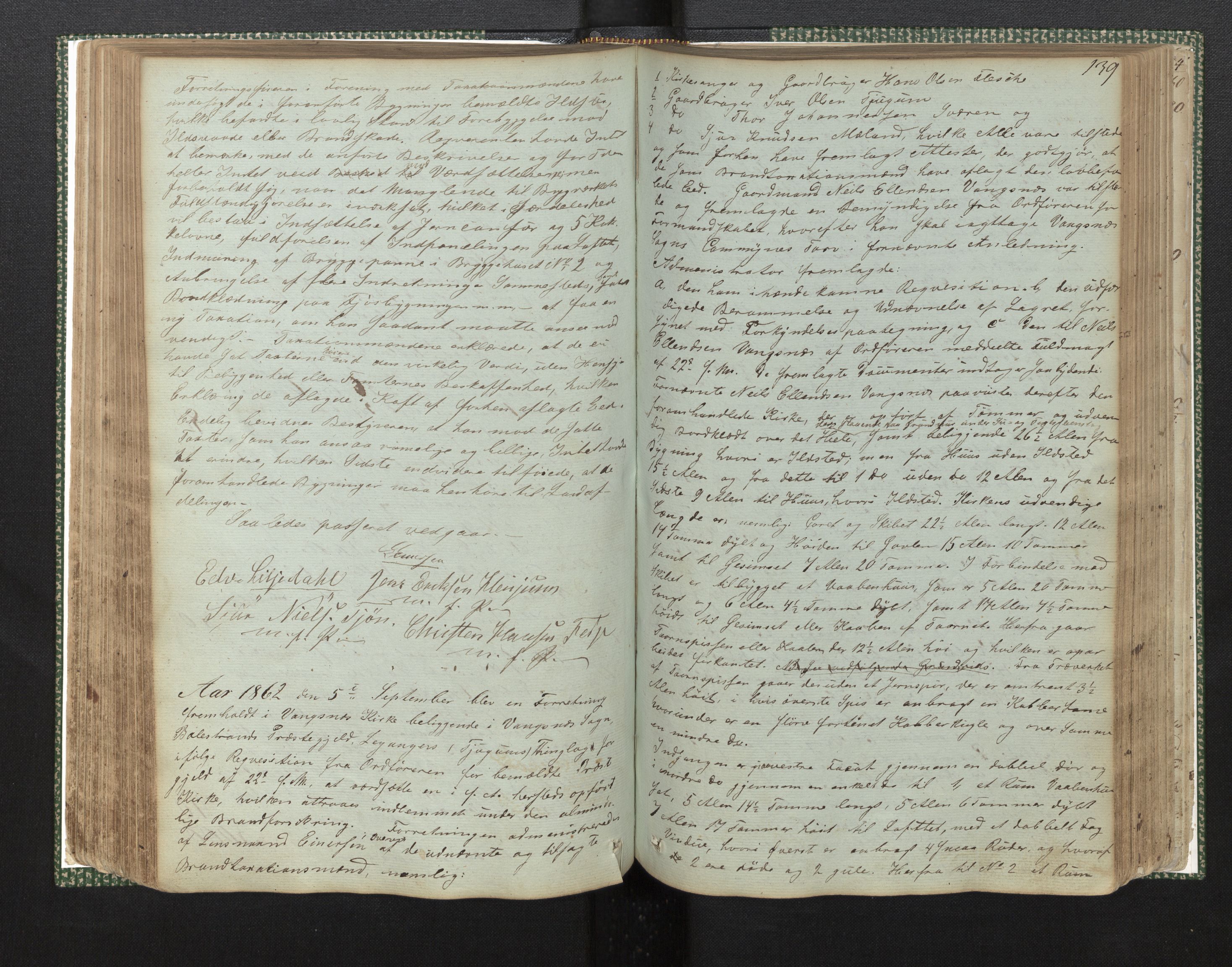 Lensmannen i Leikanger, AV/SAB-A-29201/0012/L0001: Branntakstprotokoll, 1846-1868, p. 138b-139a