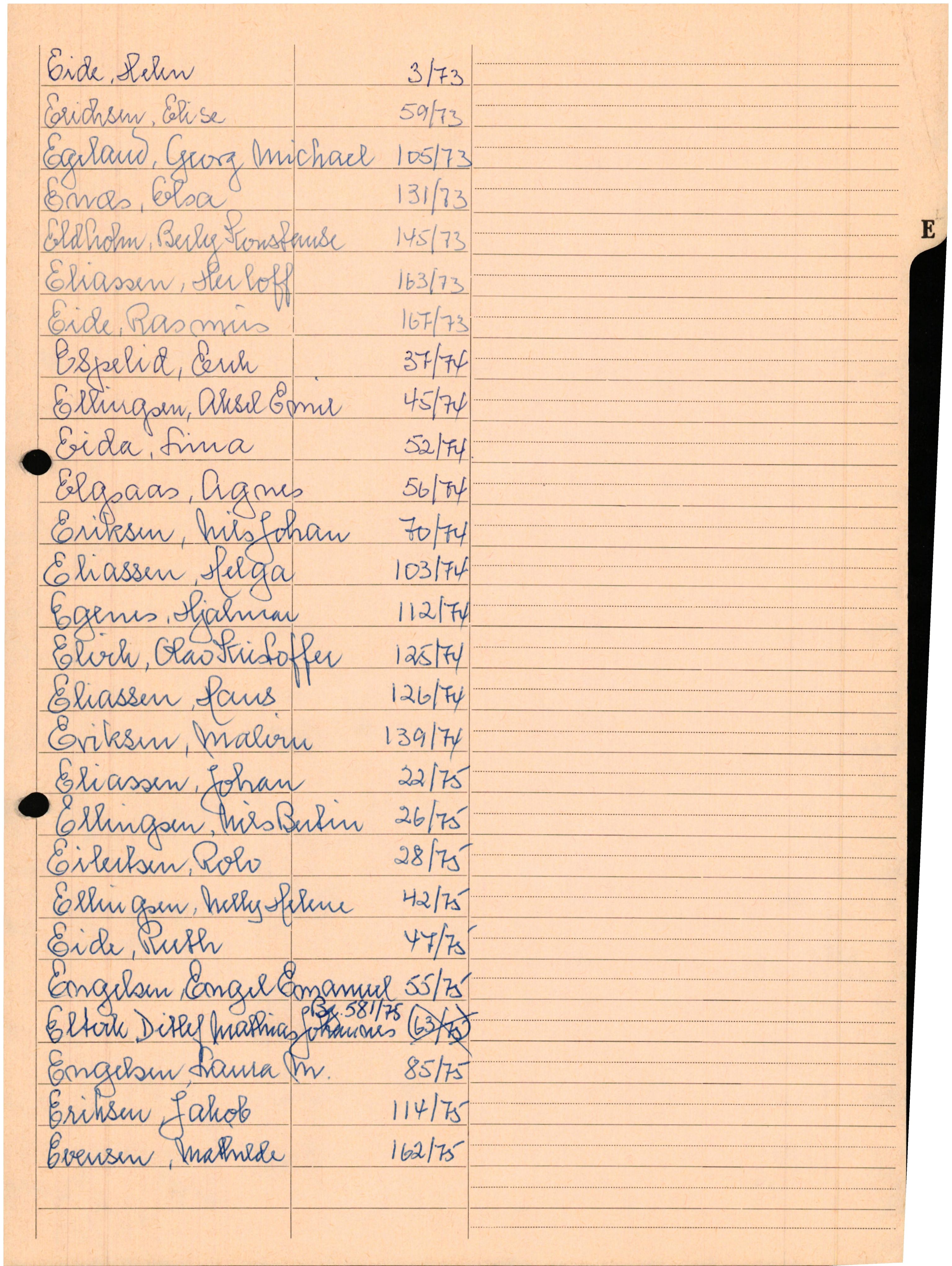 Lensmannen i Laksevåg, AV/SAB-A-33401/0006/L0009: Dødsfallprotokoll, 1973-1976, p. 6