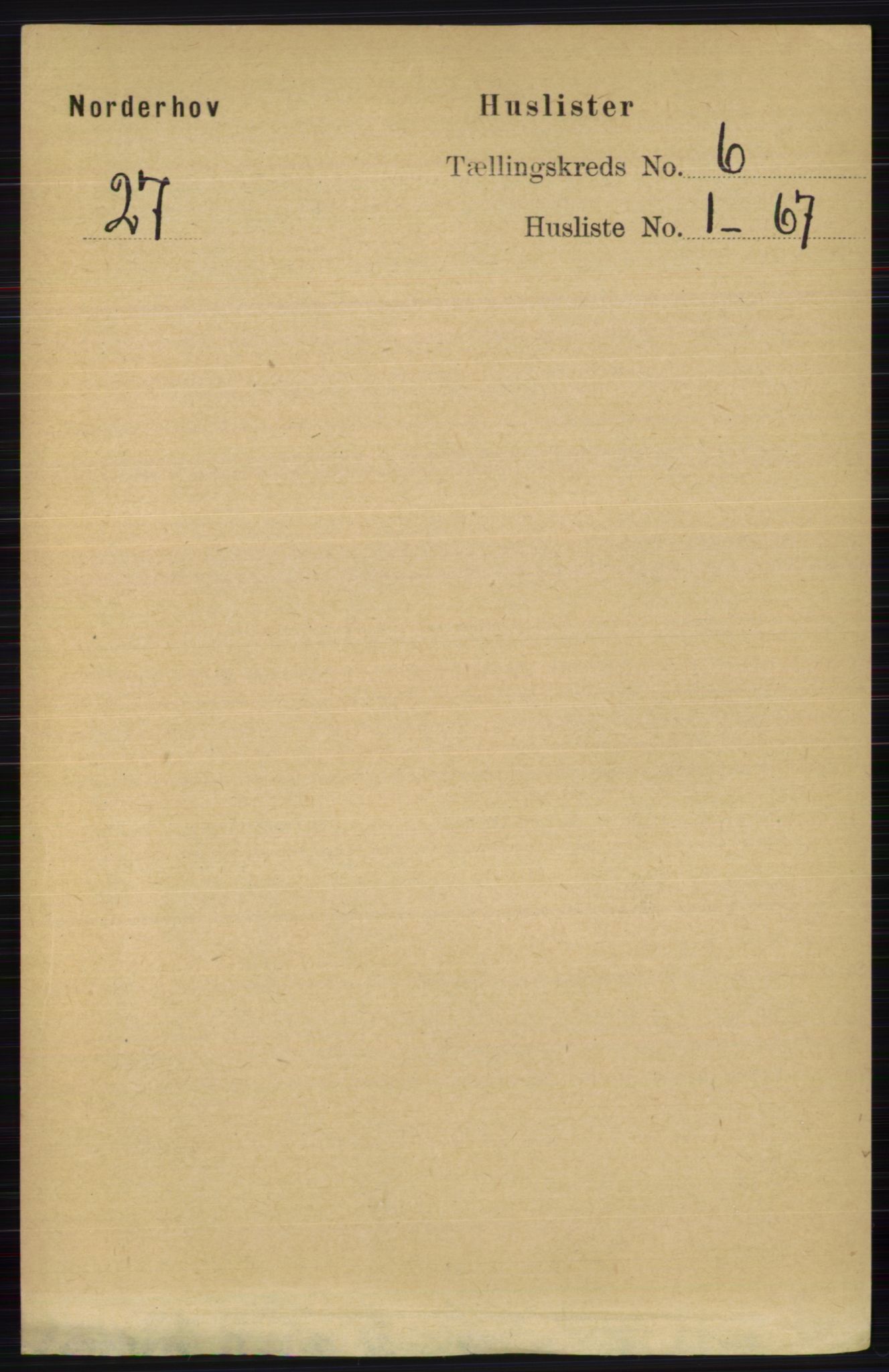 RA, 1891 census for 0613 Norderhov, 1891, p. 3928