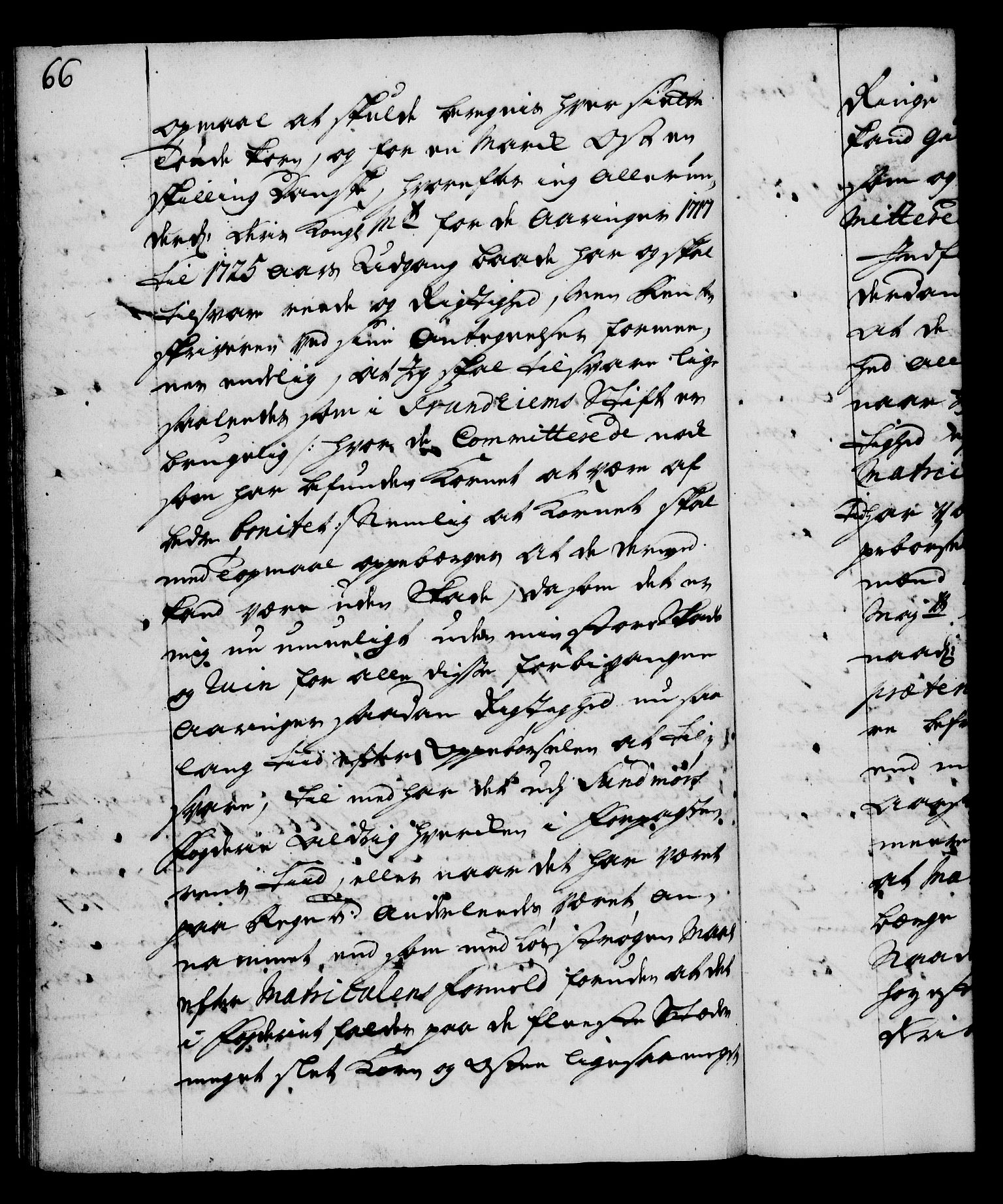 Rentekammeret, Kammerkanselliet, RA/EA-3111/G/Gg/Gga/L0003: Norsk ekspedisjonsprotokoll med register (merket RK 53.3), 1727-1734, p. 66