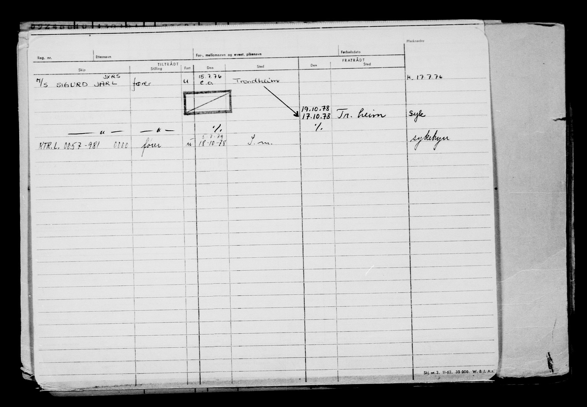 Direktoratet for sjømenn, AV/RA-S-3545/G/Gb/L0142: Hovedkort, 1916, p. 297