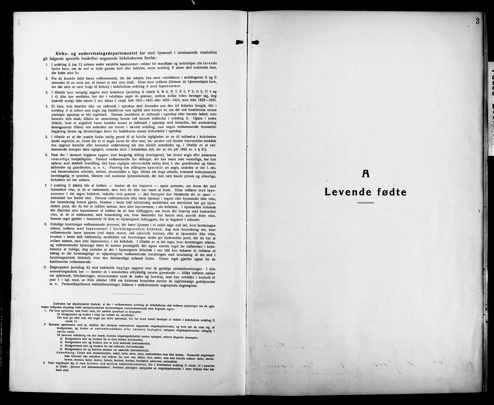 Moss prestekontor Kirkebøker, SAO/A-2003/G/Gb/L0004: Parish register (copy) no. II 4, 1920-1932, p. 3