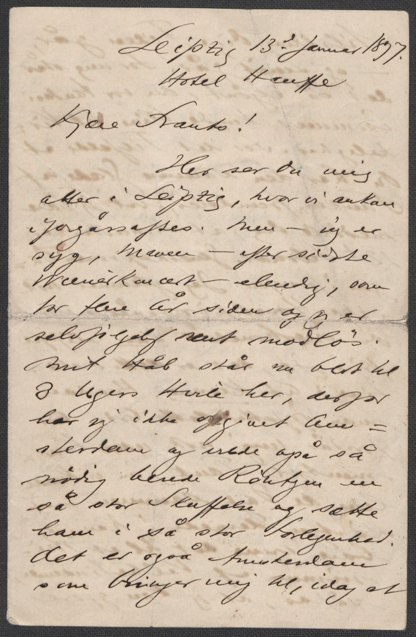 Beyer, Frants, AV/RA-PA-0132/F/L0001: Brev fra Edvard Grieg til Frantz Beyer og "En del optegnelser som kan tjene til kommentar til brevene" av Marie Beyer, 1872-1907, p. 490