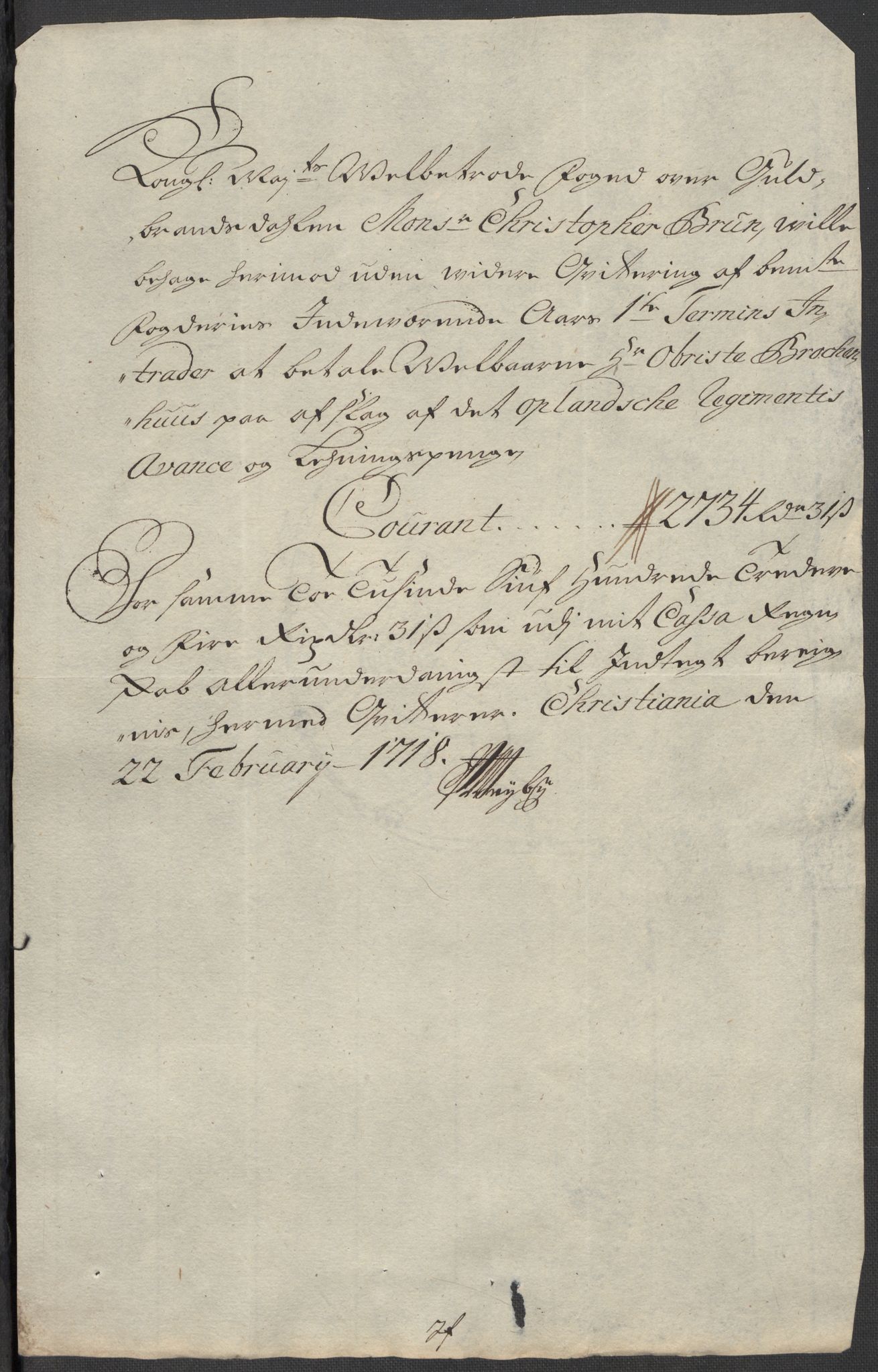 Rentekammeret inntil 1814, Reviderte regnskaper, Fogderegnskap, AV/RA-EA-4092/R17/L1188: Fogderegnskap Gudbrandsdal, 1718, p. 238