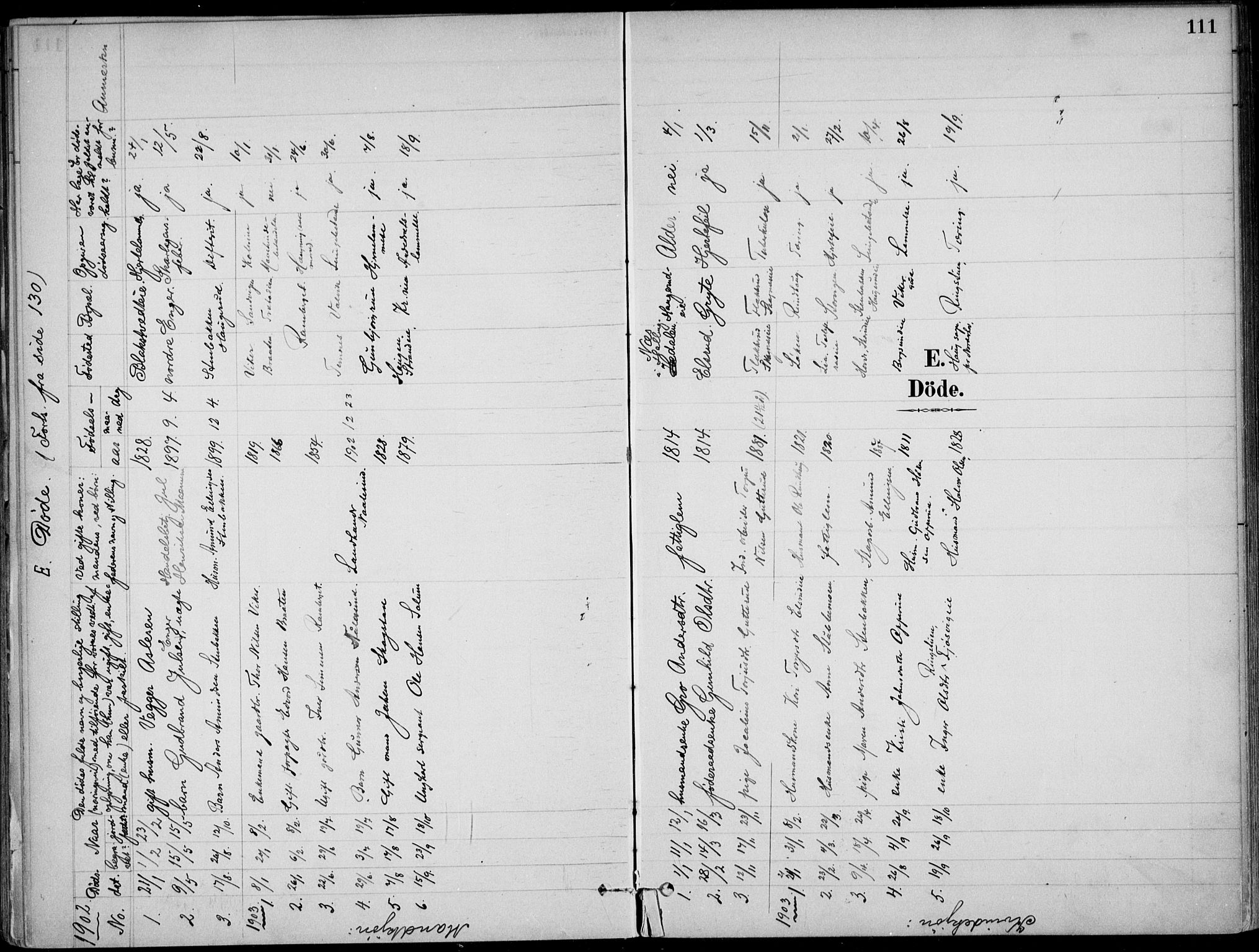 Ådal kirkebøker, SAKO/A-248/F/Fa/L0003: Parish register (official) no. I 3, 1884-1903, p. 111