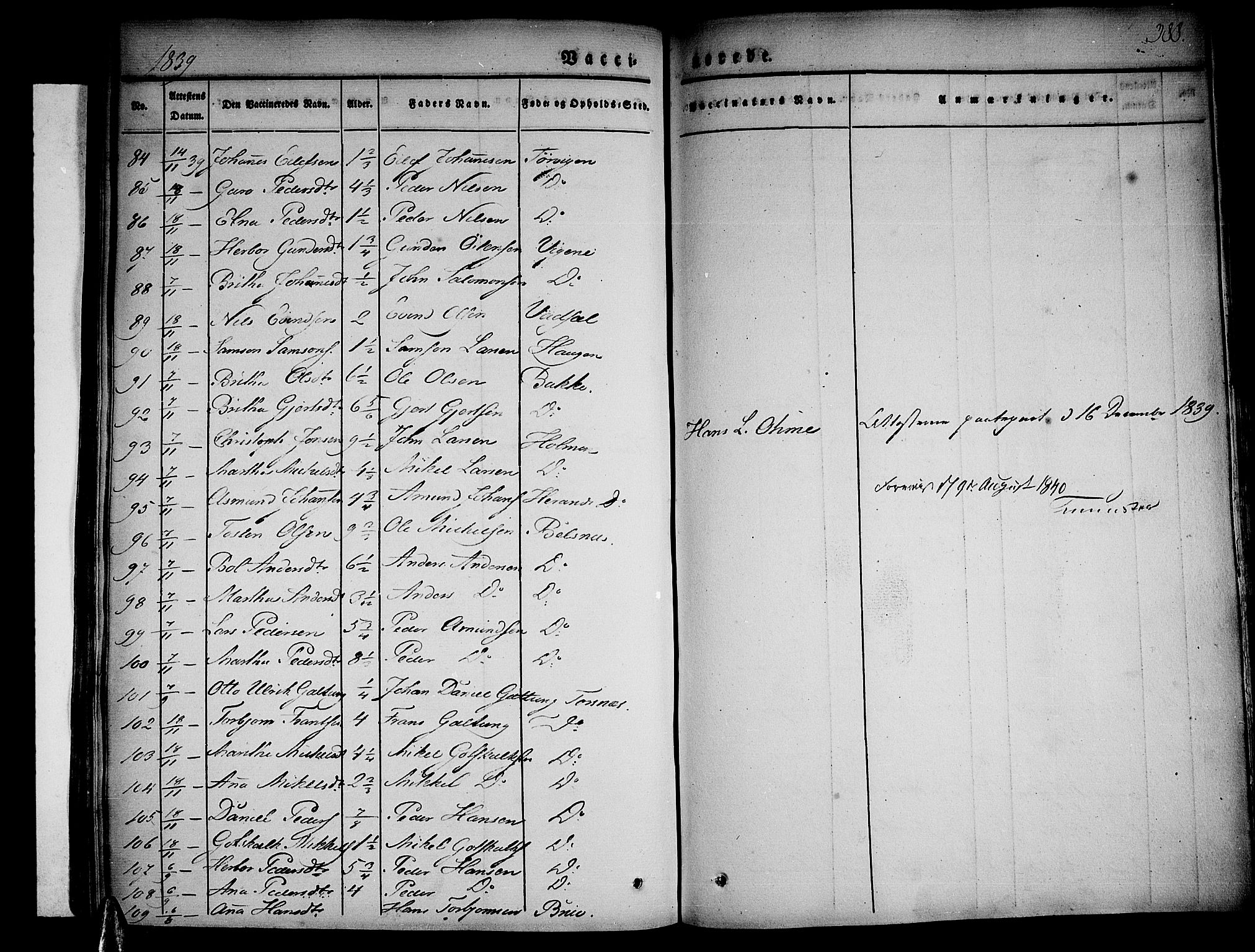 Strandebarm sokneprestembete, AV/SAB-A-78401/H/Haa: Parish register (official) no. A 6, 1826-1843, p. 388