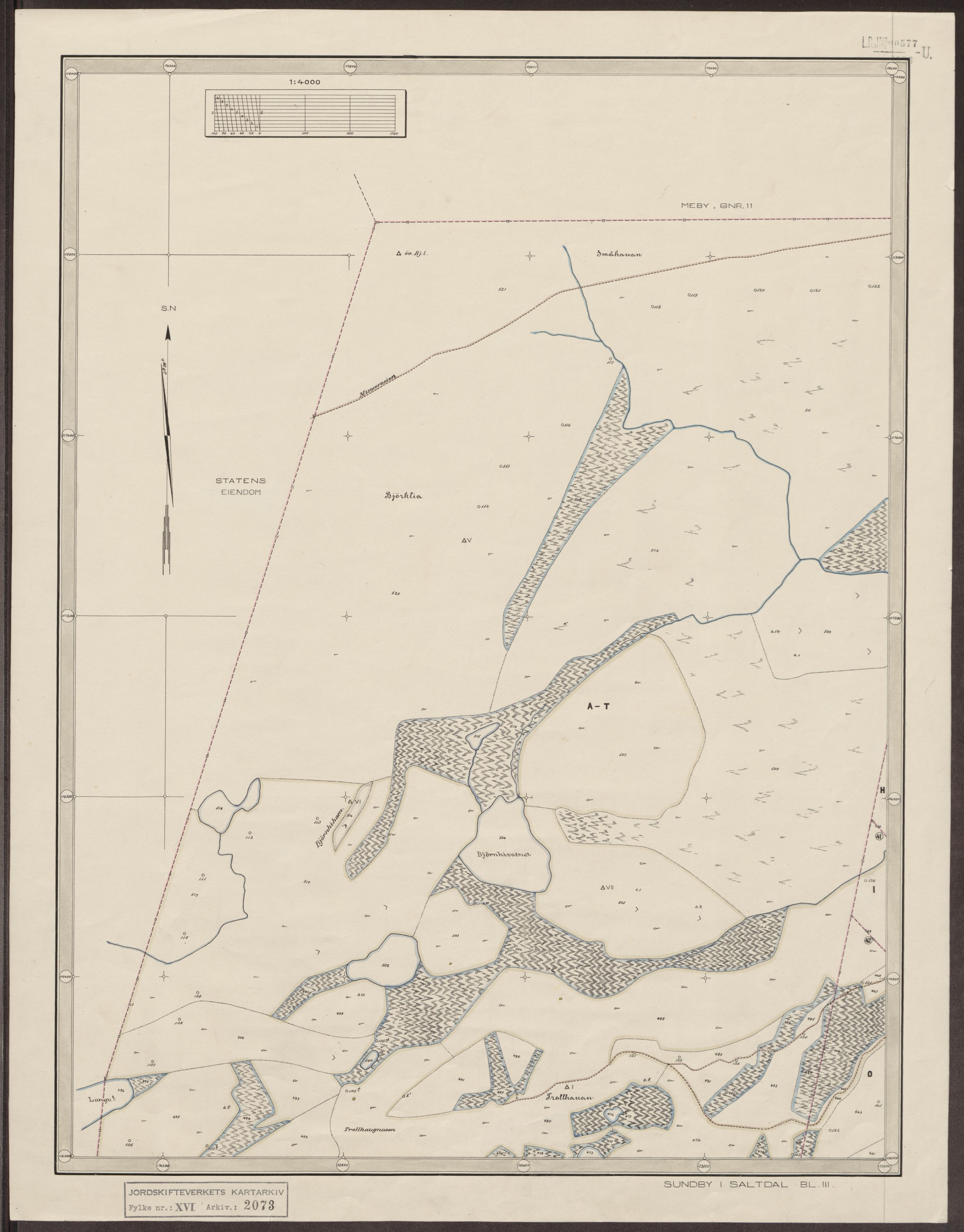 Jordskifteverkets kartarkiv, AV/RA-S-3929/T, 1859-1988, p. 2545