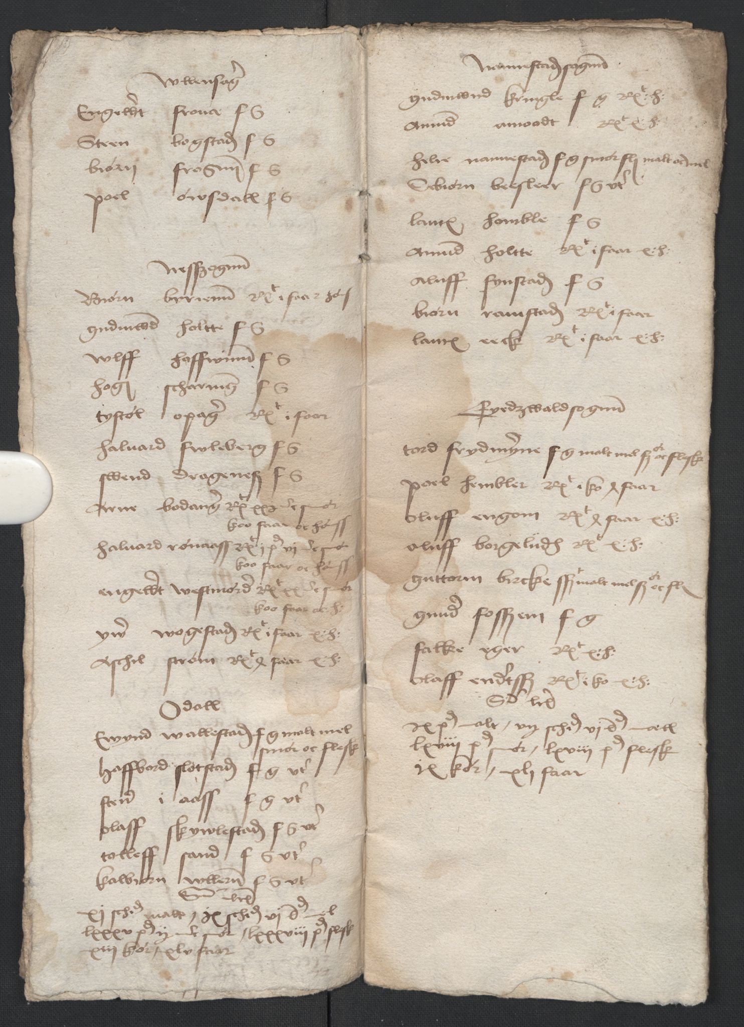 Rentekammeret inntil 1814, Reviderte regnskaper, Lensregnskaper, AV/RA-EA-5023/R/Ra/L0001: Østnorske len, 1499-1528