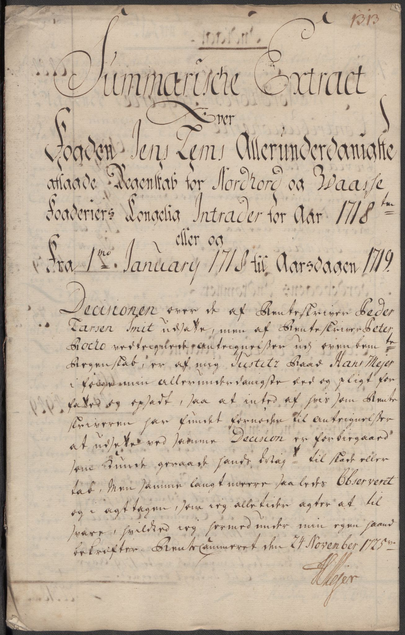 Rentekammeret inntil 1814, Reviderte regnskaper, Fogderegnskap, RA/EA-4092/R51/L3202: Fogderegnskap Nordhordland og Voss, 1718, p. 24