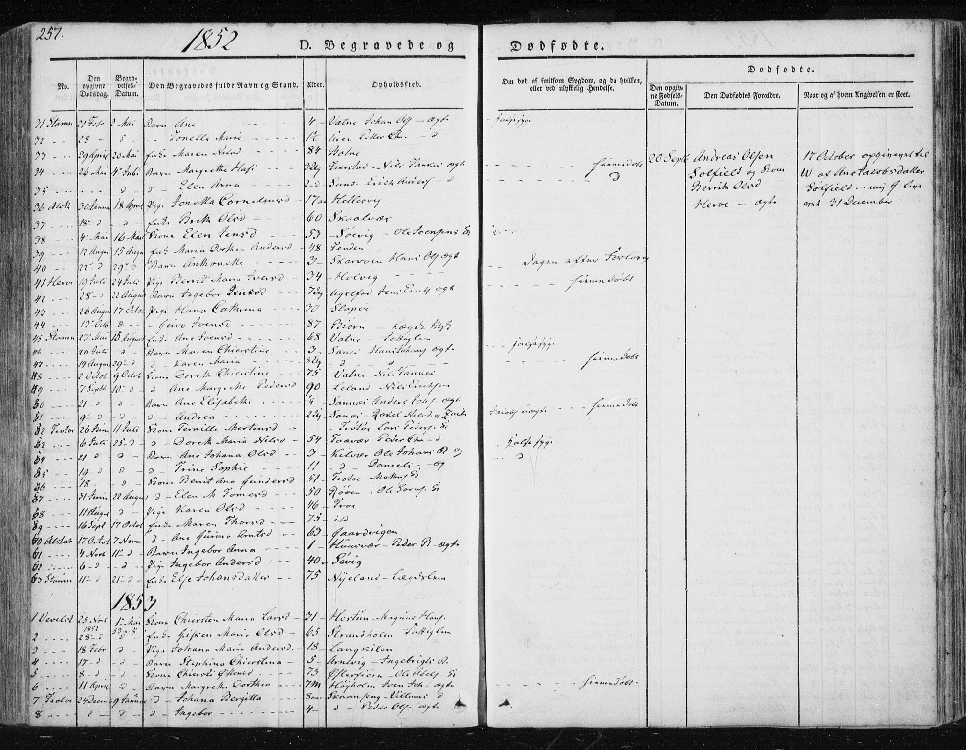 Ministerialprotokoller, klokkerbøker og fødselsregistre - Nordland, SAT/A-1459/830/L0447: Parish register (official) no. 830A11, 1831-1854, p. 257
