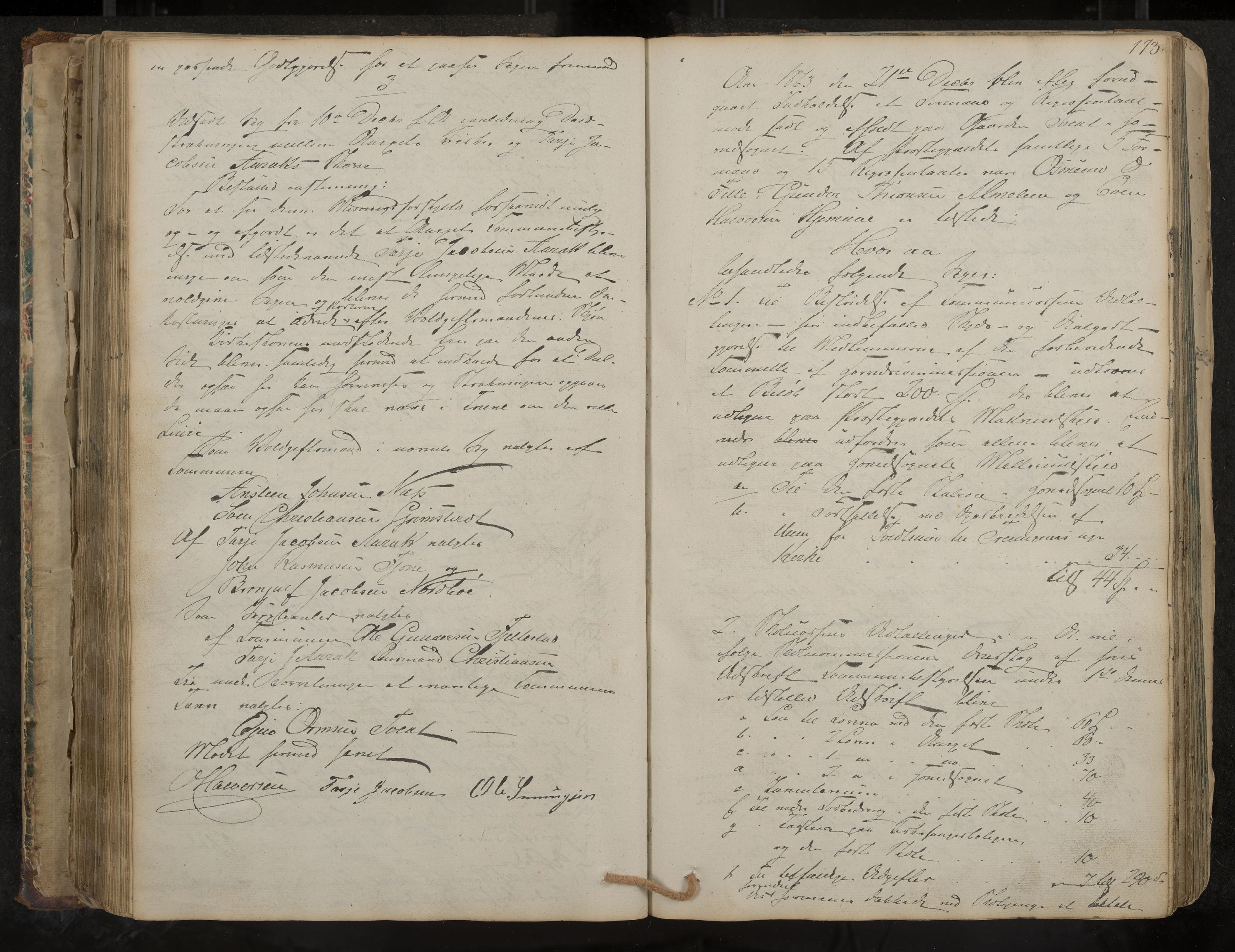 Nissedal formannskap og sentraladministrasjon, IKAK/0830021-1/A/L0001: Møtebok, 1838-1870, p. 173