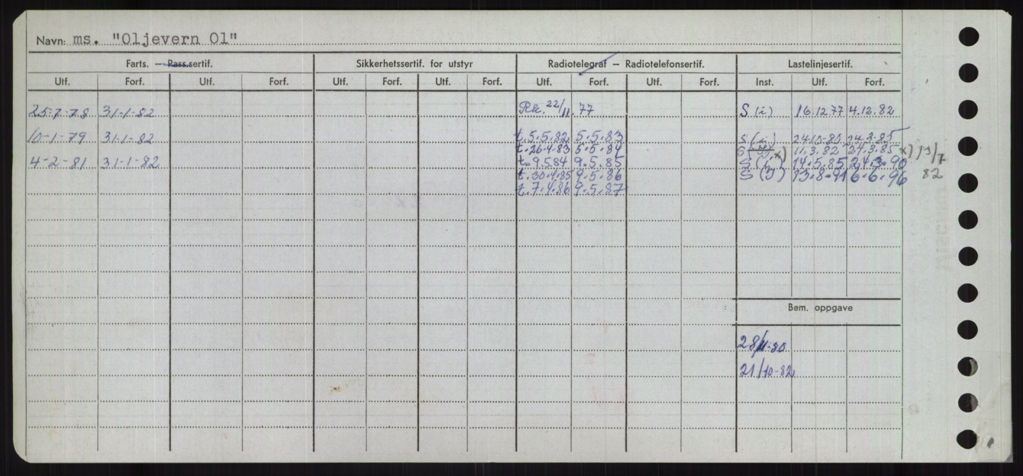 Sjøfartsdirektoratet med forløpere, Skipsmålingen, RA/S-1627/H/Ha/L0004/0002: Fartøy, Mas-R / Fartøy, Odin-R, p. 80