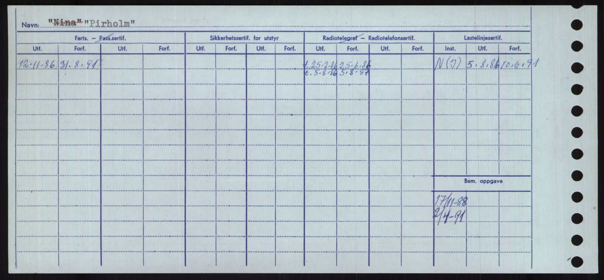 Sjøfartsdirektoratet med forløpere, Skipsmålingen, RA/S-1627/H/Ha/L0004/0002: Fartøy, Mas-R / Fartøy, Odin-R, p. 316