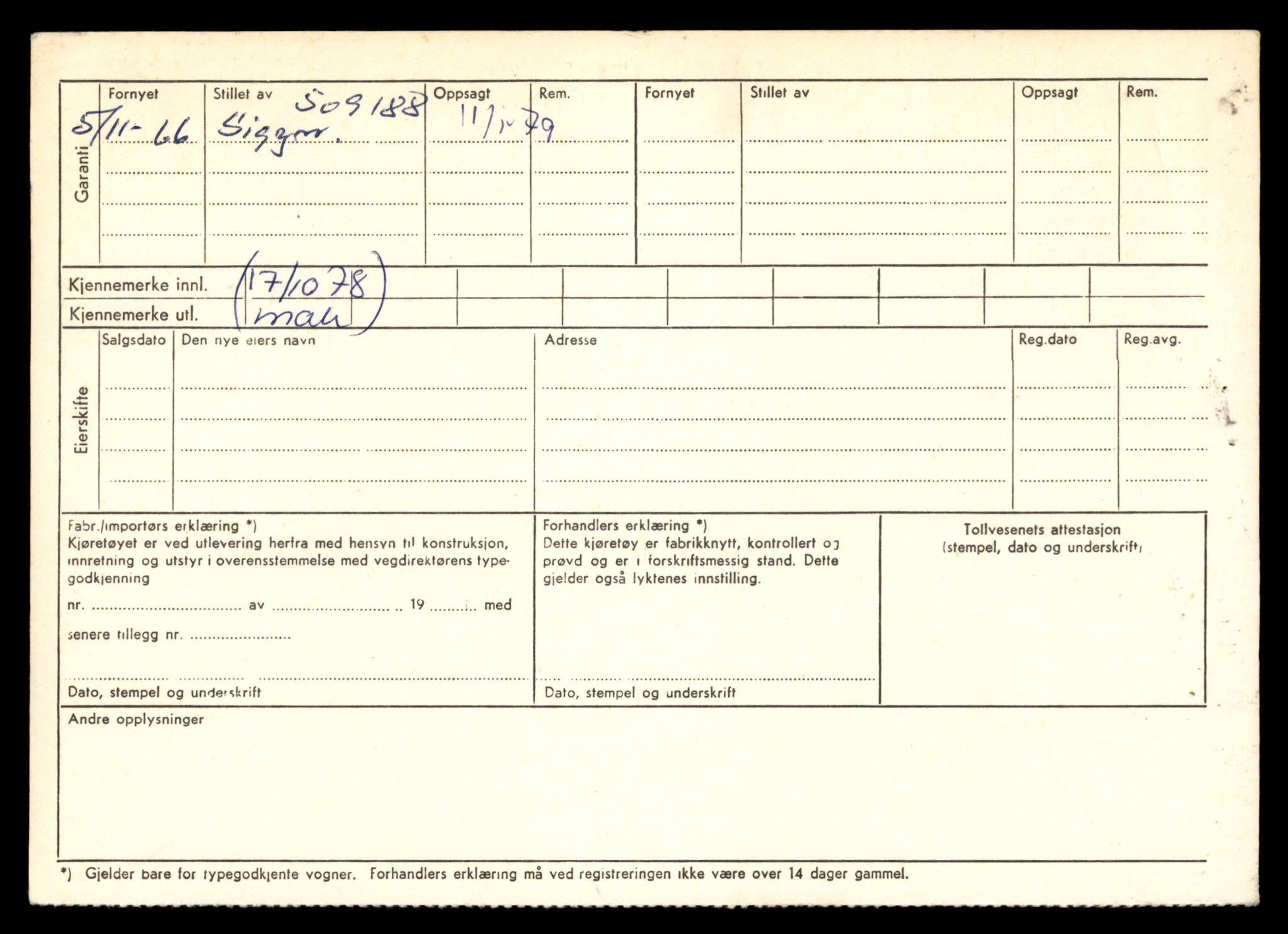 Møre og Romsdal vegkontor - Ålesund trafikkstasjon, SAT/A-4099/F/Fe/L0013: Registreringskort for kjøretøy T 1451 - T 1564, 1927-1998, p. 378