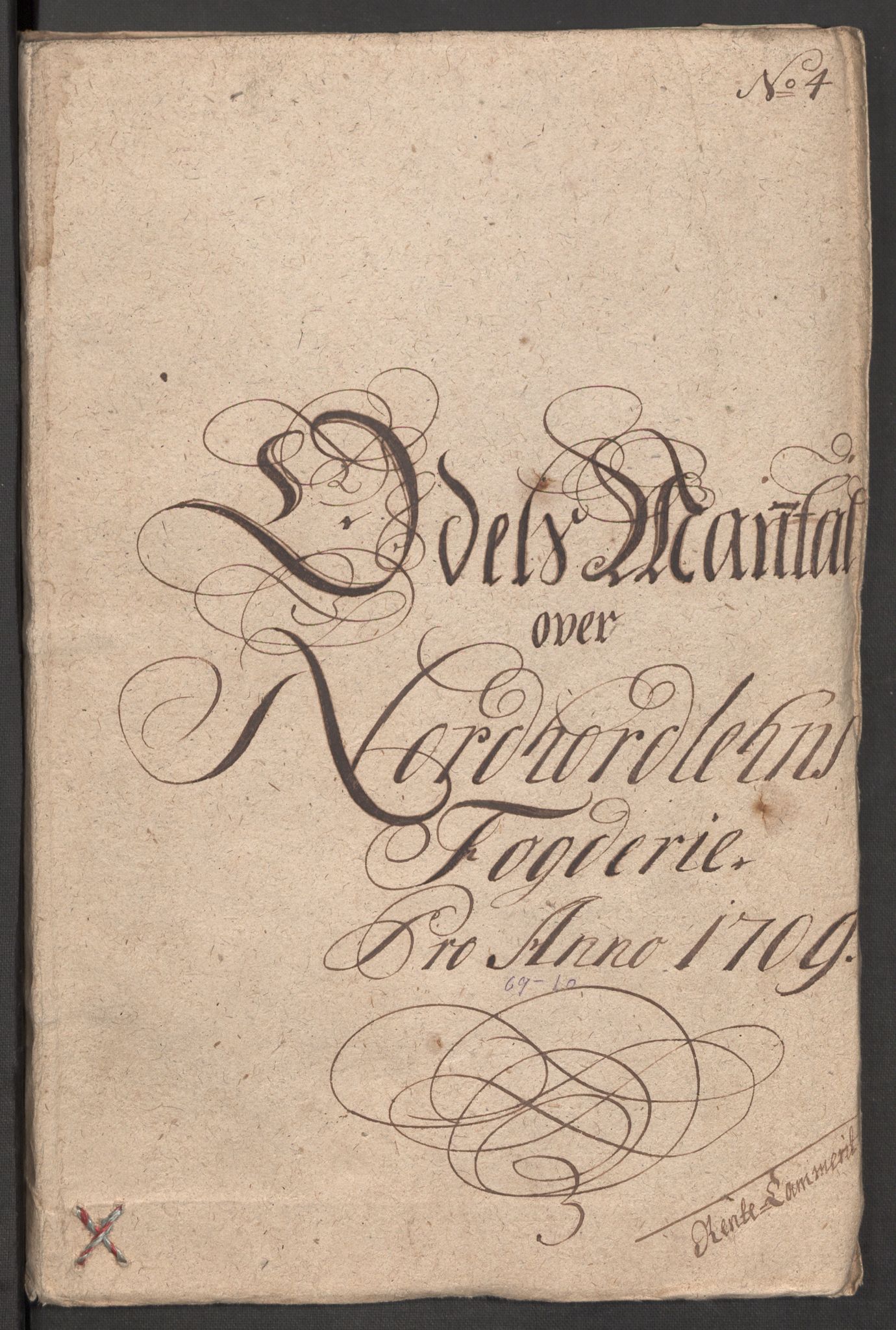 Rentekammeret inntil 1814, Reviderte regnskaper, Fogderegnskap, AV/RA-EA-4092/R51/L3190: Fogderegnskap Nordhordland og Voss, 1709, p. 40