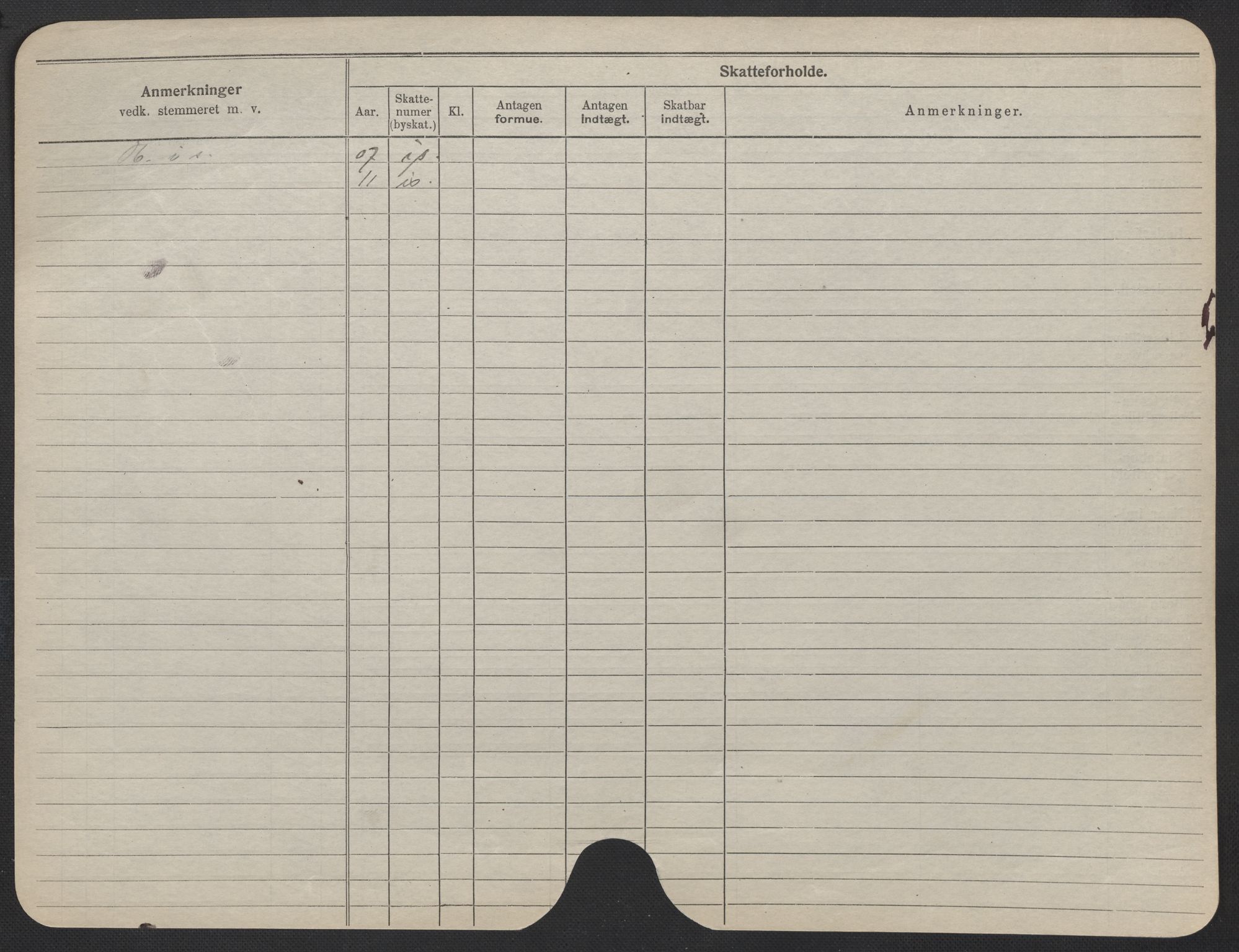 Oslo folkeregister, Registerkort, AV/SAO-A-11715/F/Fa/Fac/L0024: Kvinner, 1906-1914, p. 1195b