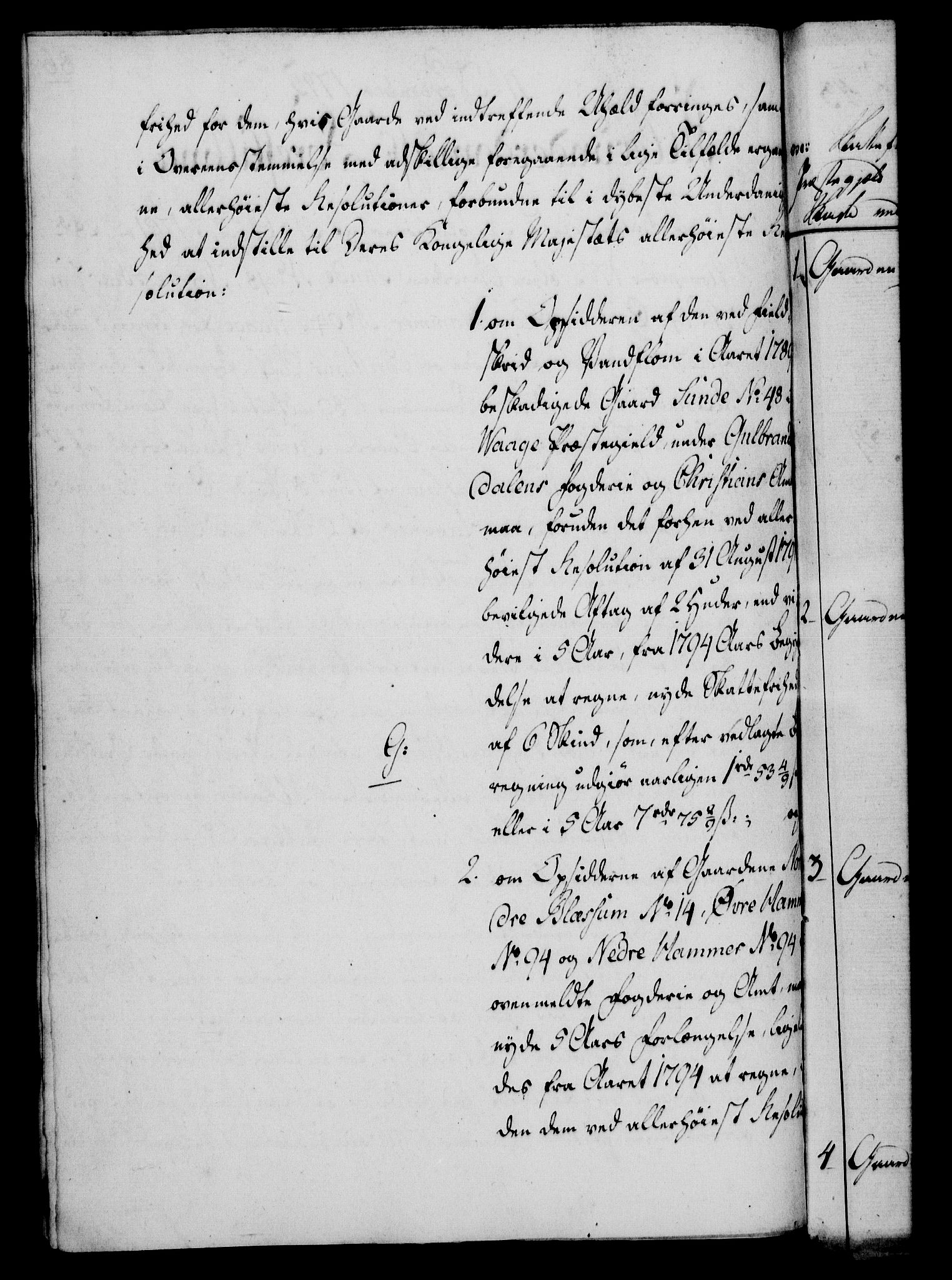 Rentekammeret, Kammerkanselliet, RA/EA-3111/G/Gf/Gfa/L0077: Norsk relasjons- og resolusjonsprotokoll (merket RK 52.77), 1795, p. 420