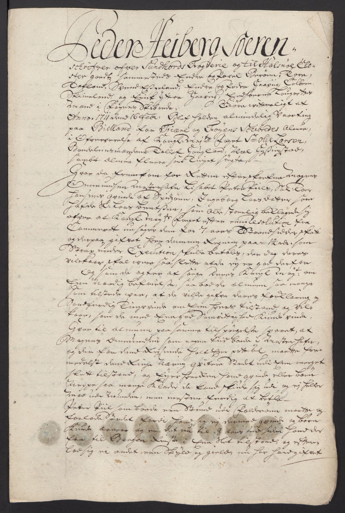 Rentekammeret inntil 1814, Reviderte regnskaper, Fogderegnskap, AV/RA-EA-4092/R48/L2994: Fogderegnskap Sunnhordland og Hardanger, 1717, p. 374