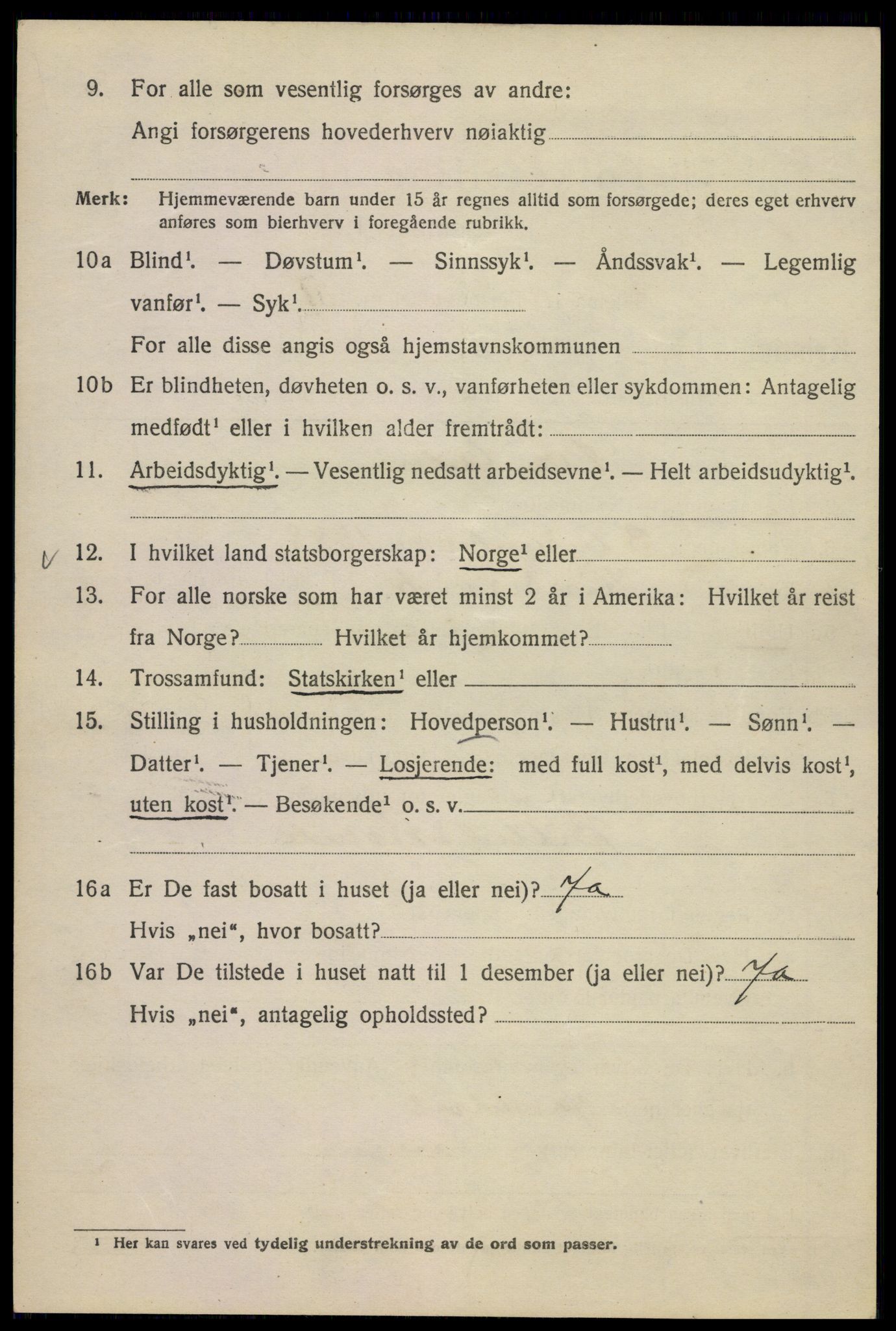 SAO, 1920 census for Kristiania, 1920, p. 331510