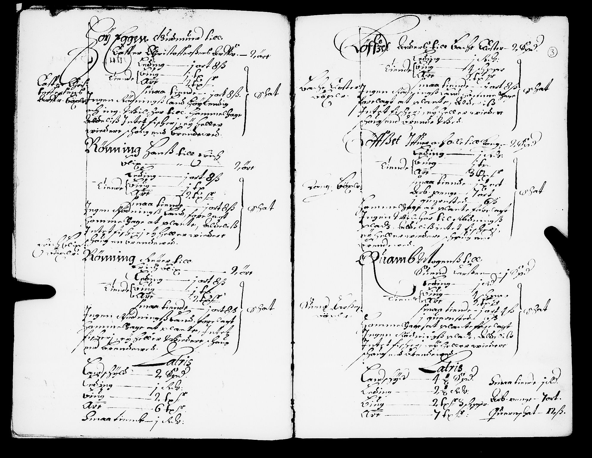 Rentekammeret inntil 1814, Realistisk ordnet avdeling, AV/RA-EA-4070/N/Nb/Nba/L0051: Gauldal fogderi, 1667, p. 2b-3a