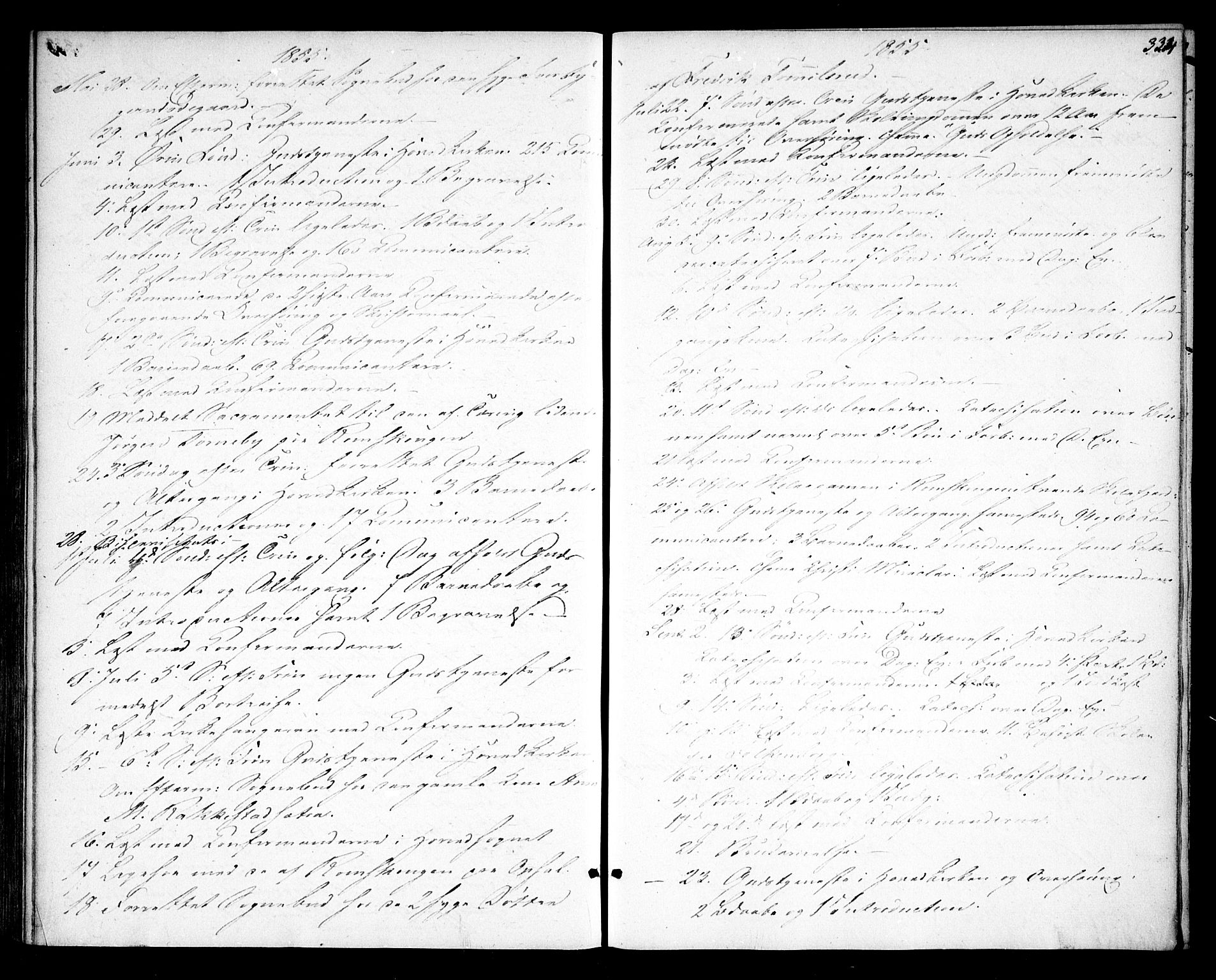 Rødenes prestekontor Kirkebøker, AV/SAO-A-2005/F/Fa/L0006: Parish register (official) no. I 6, 1850-1859, p. 334