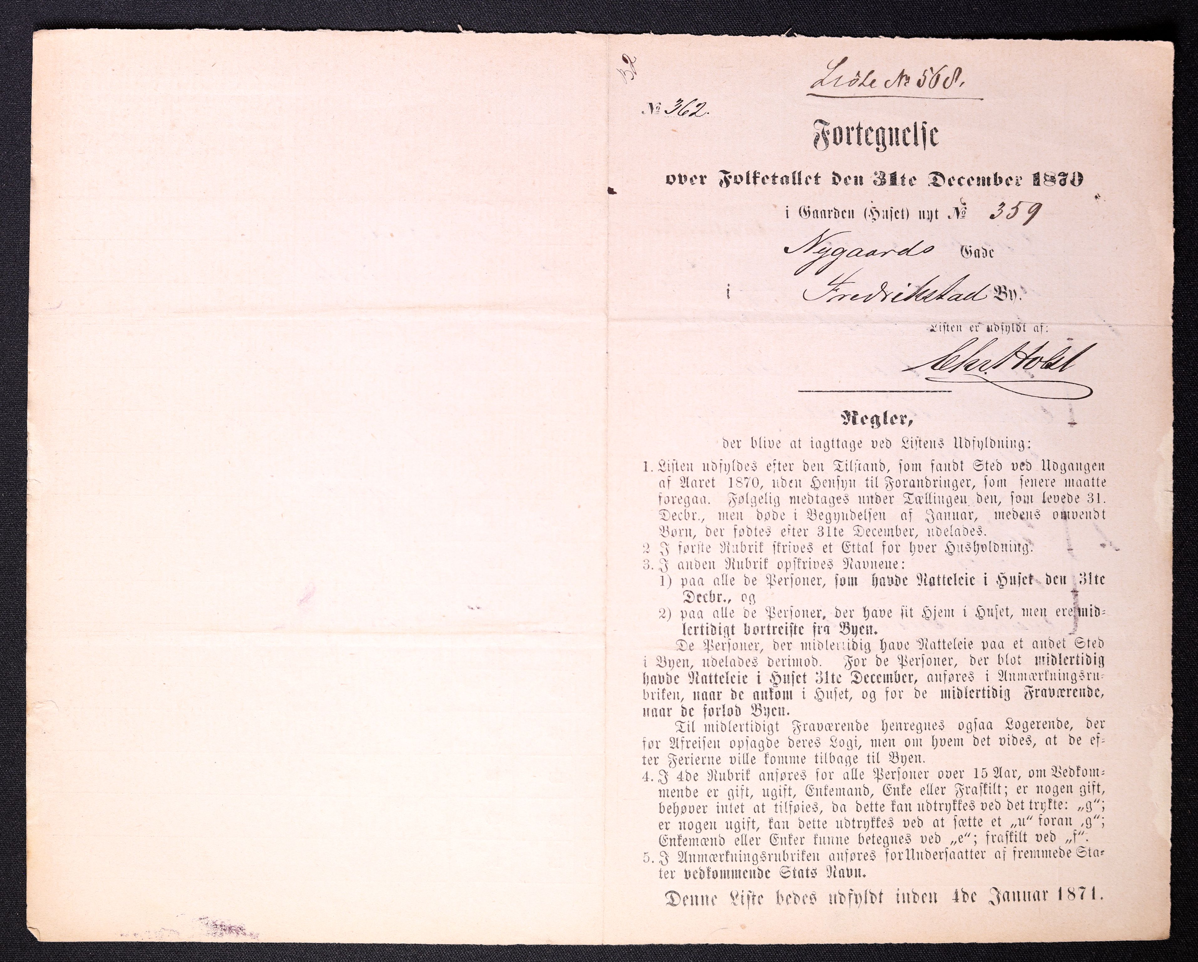 RA, 1870 census for 0103 Fredrikstad, 1870, p. 1131