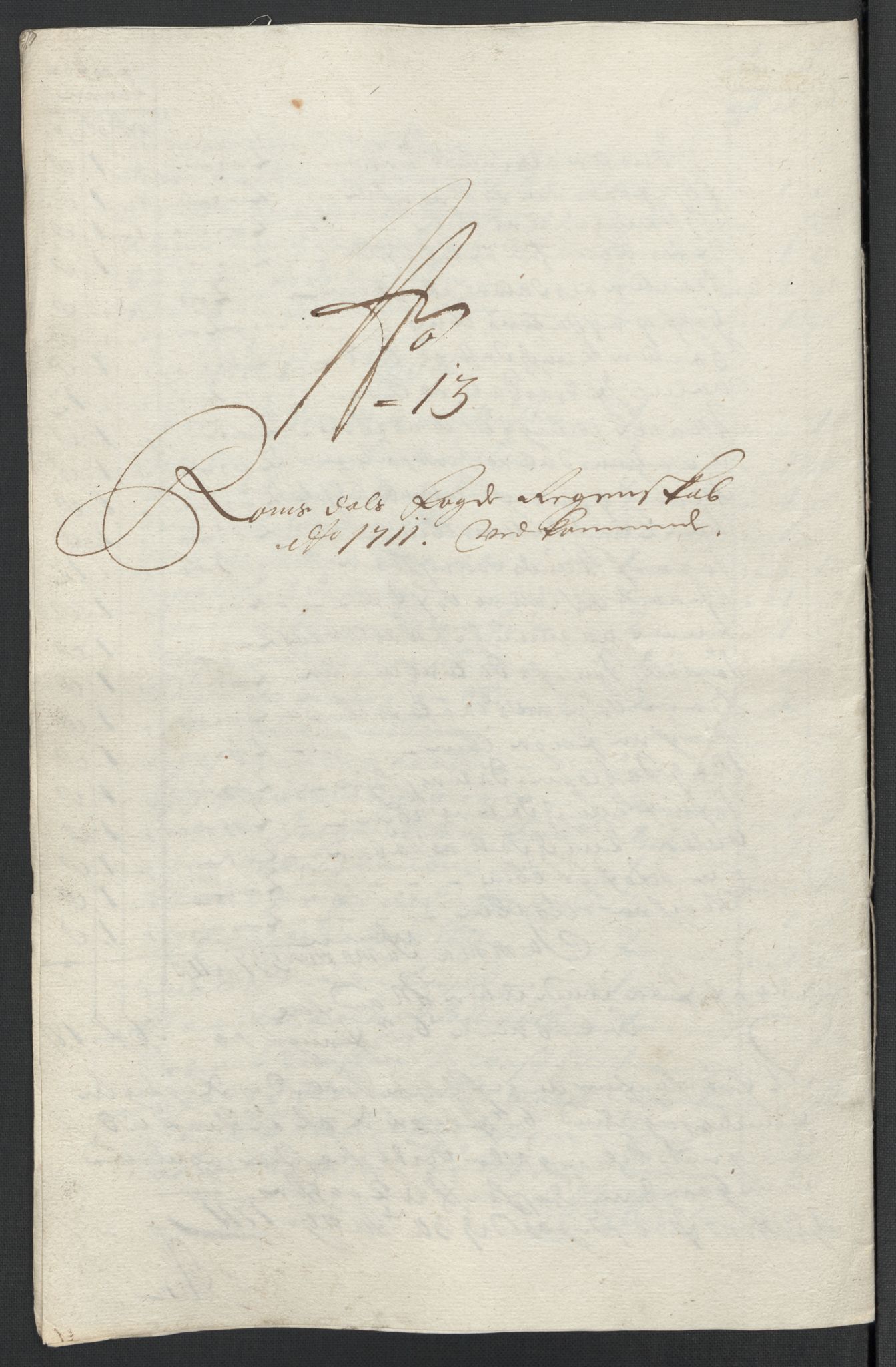 Rentekammeret inntil 1814, Reviderte regnskaper, Fogderegnskap, RA/EA-4092/R55/L3660: Fogderegnskap Romsdal, 1711, p. 163