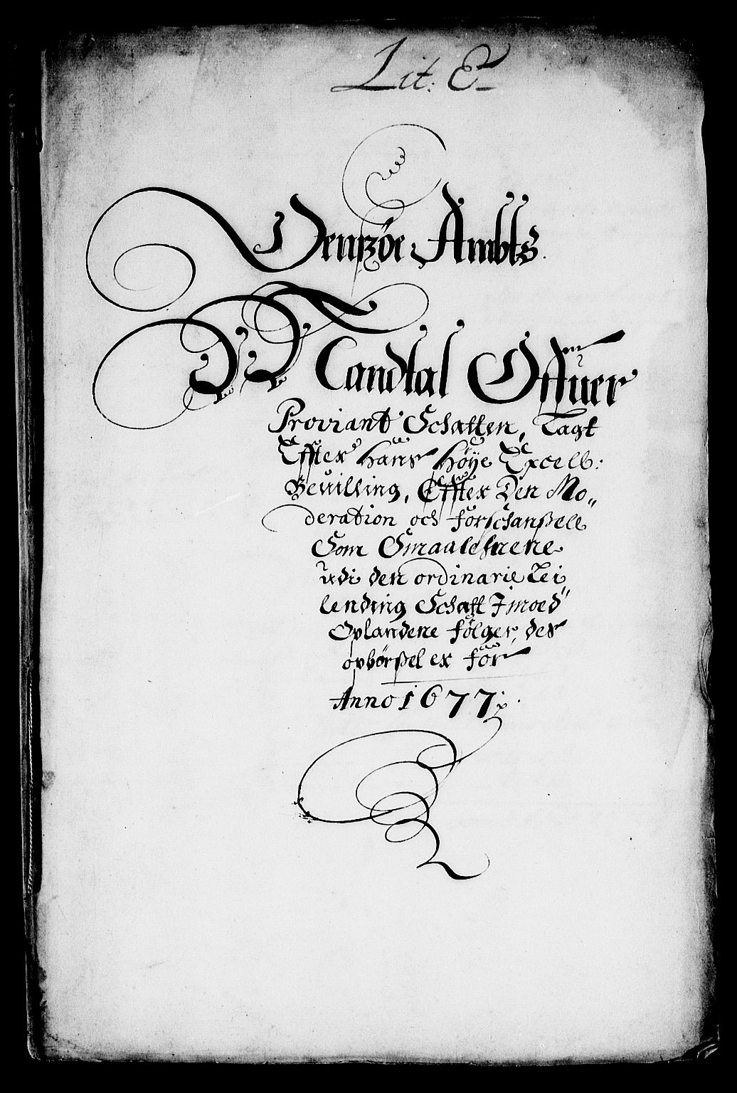 Rentekammeret inntil 1814, Reviderte regnskaper, Stiftamtstueregnskaper, Landkommissariatet på Akershus og Akershus stiftamt, AV/RA-EA-5869/R/Rb/L0134: Akershus stiftamt, 1677