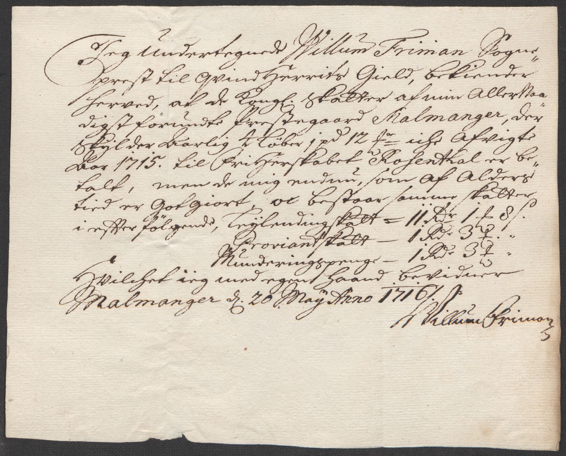 Rentekammeret inntil 1814, Reviderte regnskaper, Fogderegnskap, RA/EA-4092/R49/L3139: Fogderegnskap Rosendal Baroni, 1715-1717, p. 51