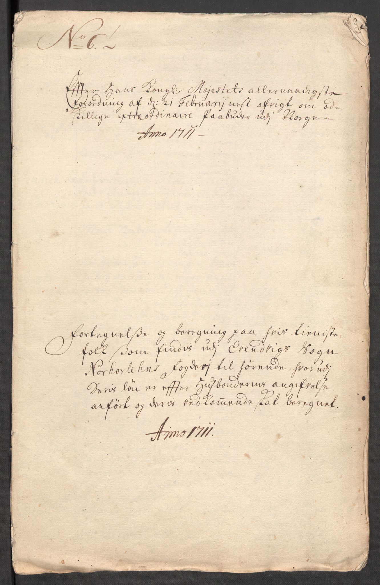Rentekammeret inntil 1814, Reviderte regnskaper, Fogderegnskap, RA/EA-4092/R51/L3193: Fogderegnskap Nordhordland og Voss, 1711, p. 331