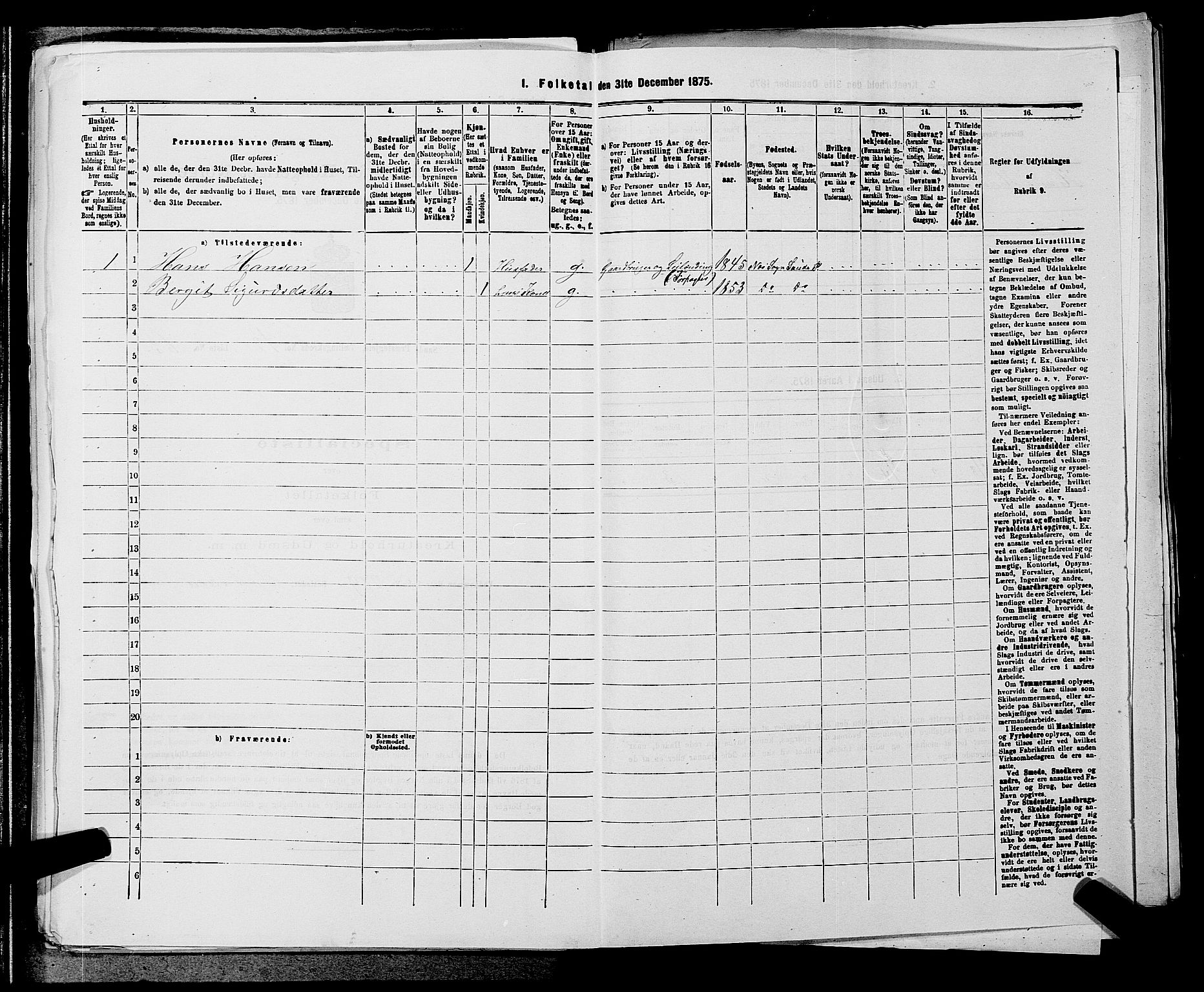 SAKO, 1875 census for 0822P Sauherad, 1875, p. 1490