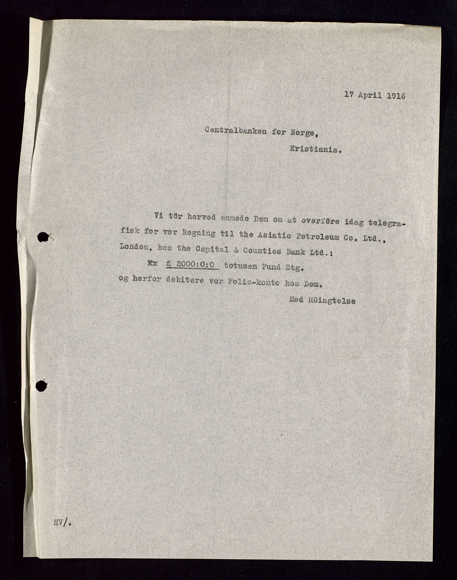 Pa 1521 - A/S Norske Shell, AV/SAST-A-101915/E/Ea/Eaa/L0002: Sjefskorrespondanse, 1917-1918, p. 179