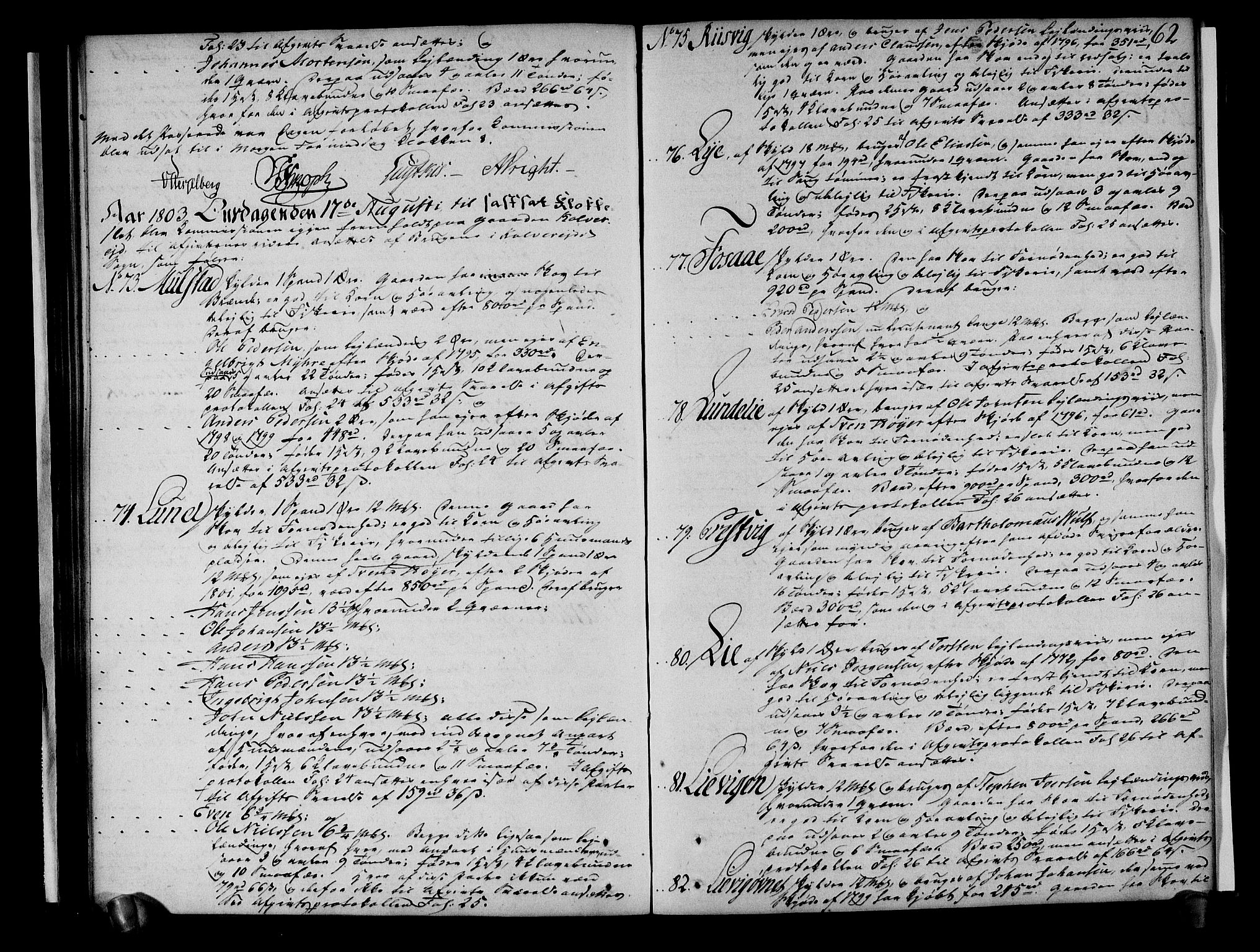 Rentekammeret inntil 1814, Realistisk ordnet avdeling, AV/RA-EA-4070/N/Ne/Nea/L0153: Namdalen fogderi. Deliberasjonsprotokoll, 1803, p. 63