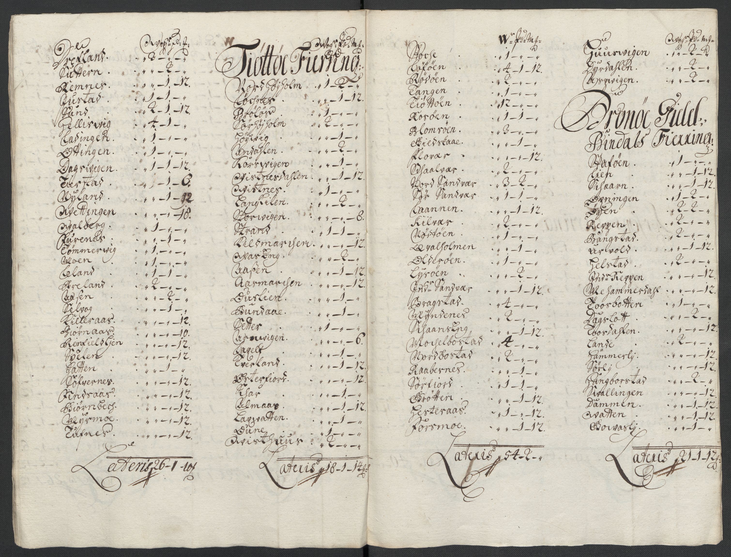 Rentekammeret inntil 1814, Reviderte regnskaper, Fogderegnskap, AV/RA-EA-4092/R65/L4508: Fogderegnskap Helgeland, 1702-1705, p. 320