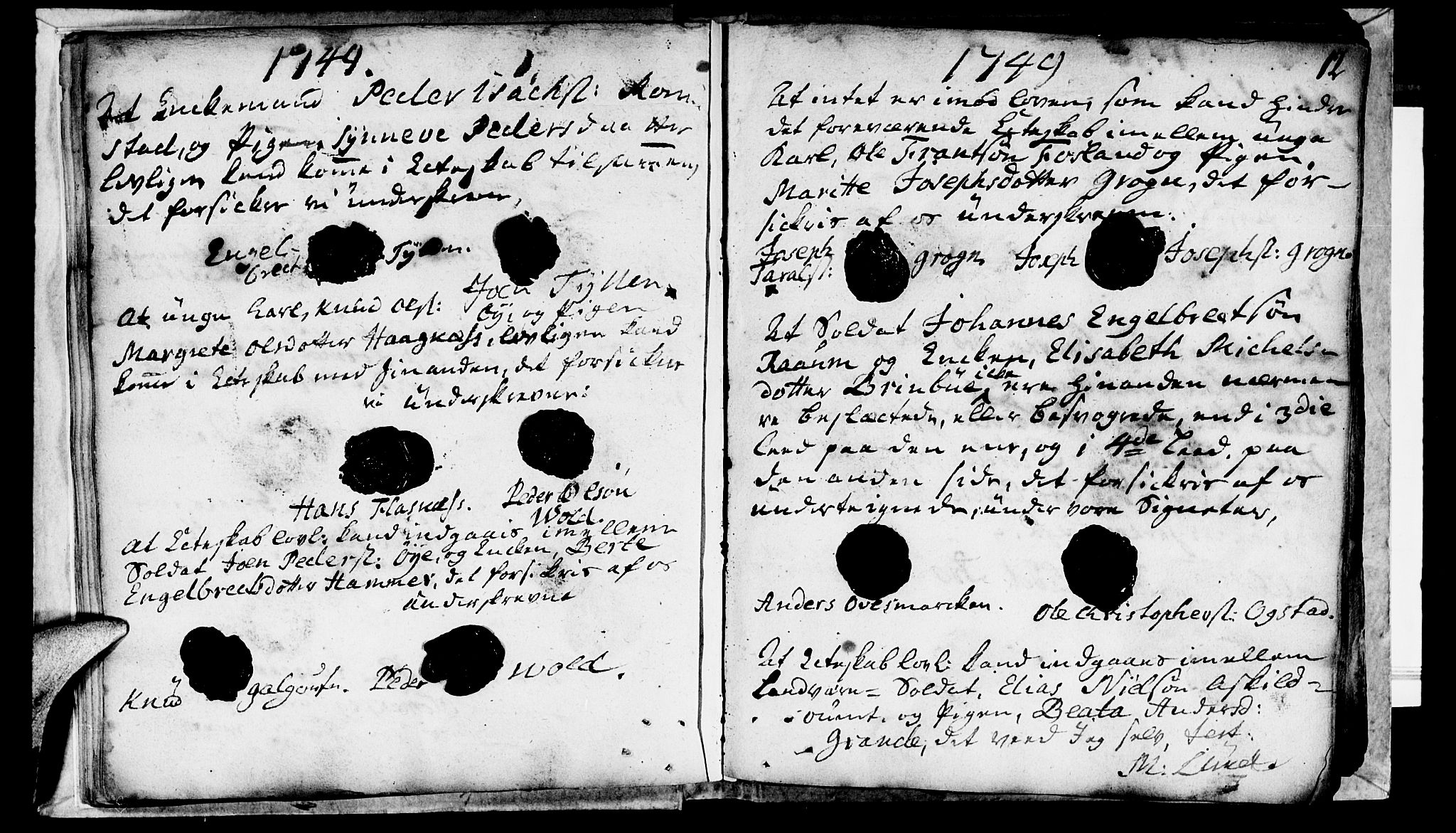 Ministerialprotokoller, klokkerbøker og fødselsregistre - Nord-Trøndelag, SAT/A-1458/764/L0541: Parish register (official) no. 764A01, 1745-1758, p. 12