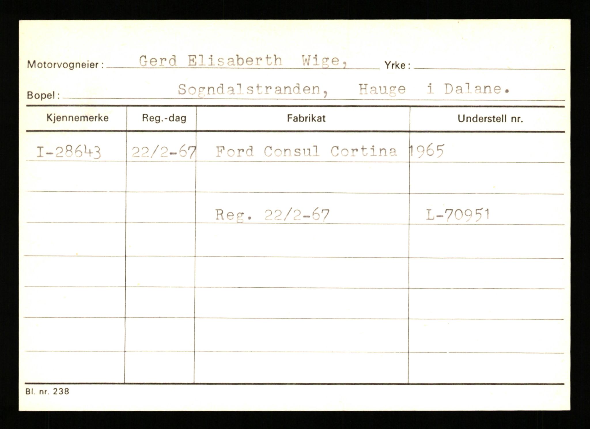 Stavanger trafikkstasjon, AV/SAST-A-101942/0/G/L0005: Registreringsnummer: 23000 - 34245, 1930-1971, p. 1807