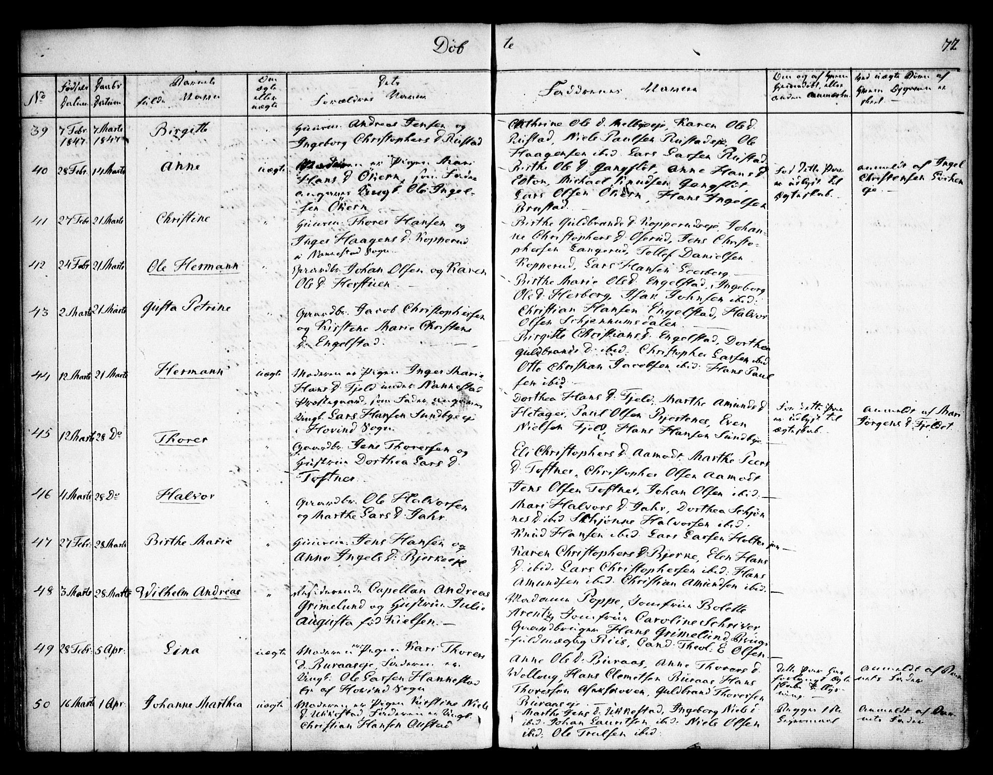 Nannestad prestekontor Kirkebøker, SAO/A-10414a/F/Fa/L0010: Parish register (official) no. I 10, 1840-1850, p. 77
