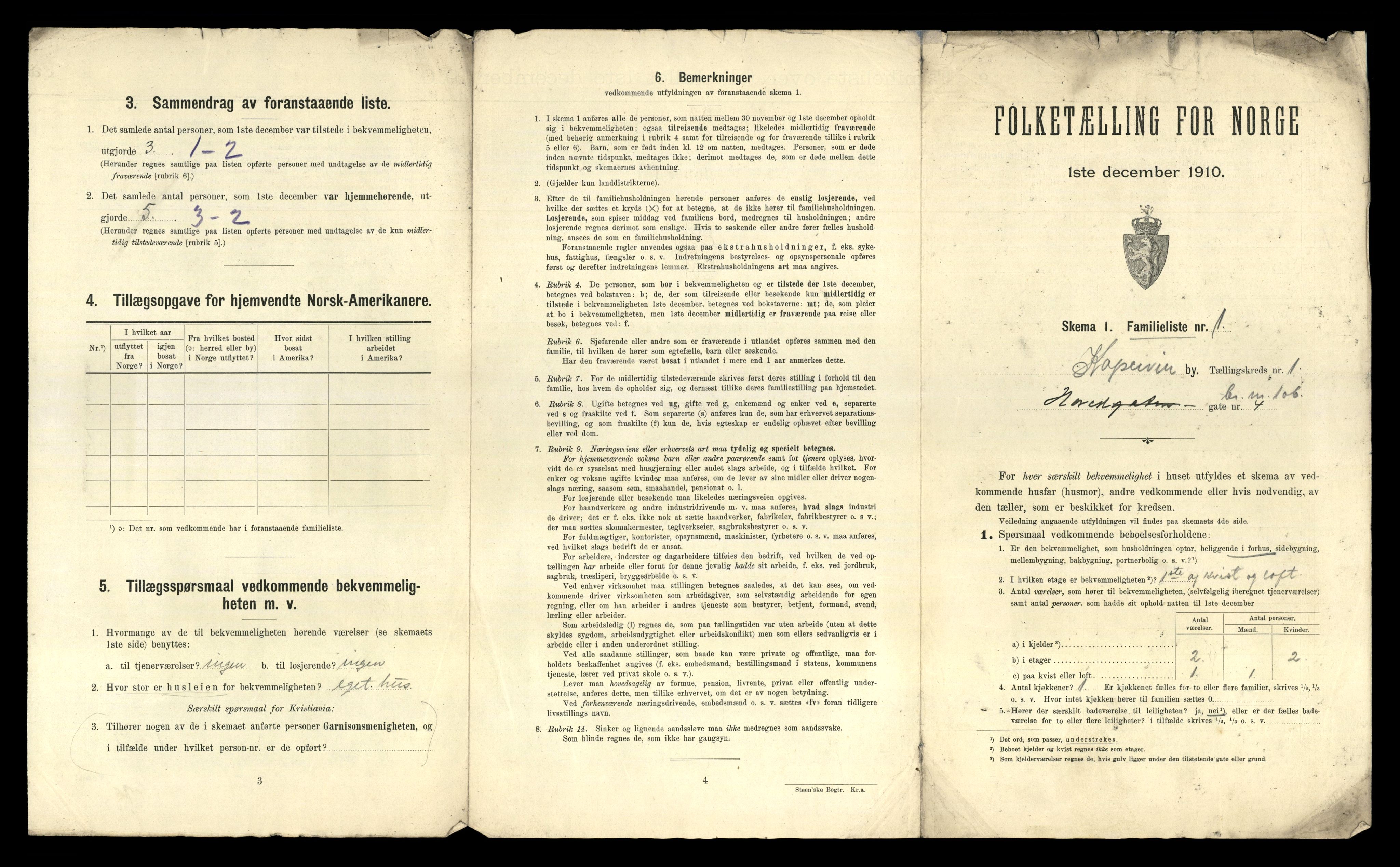 RA, 1910 census for Kopervik, 1910, p. 24