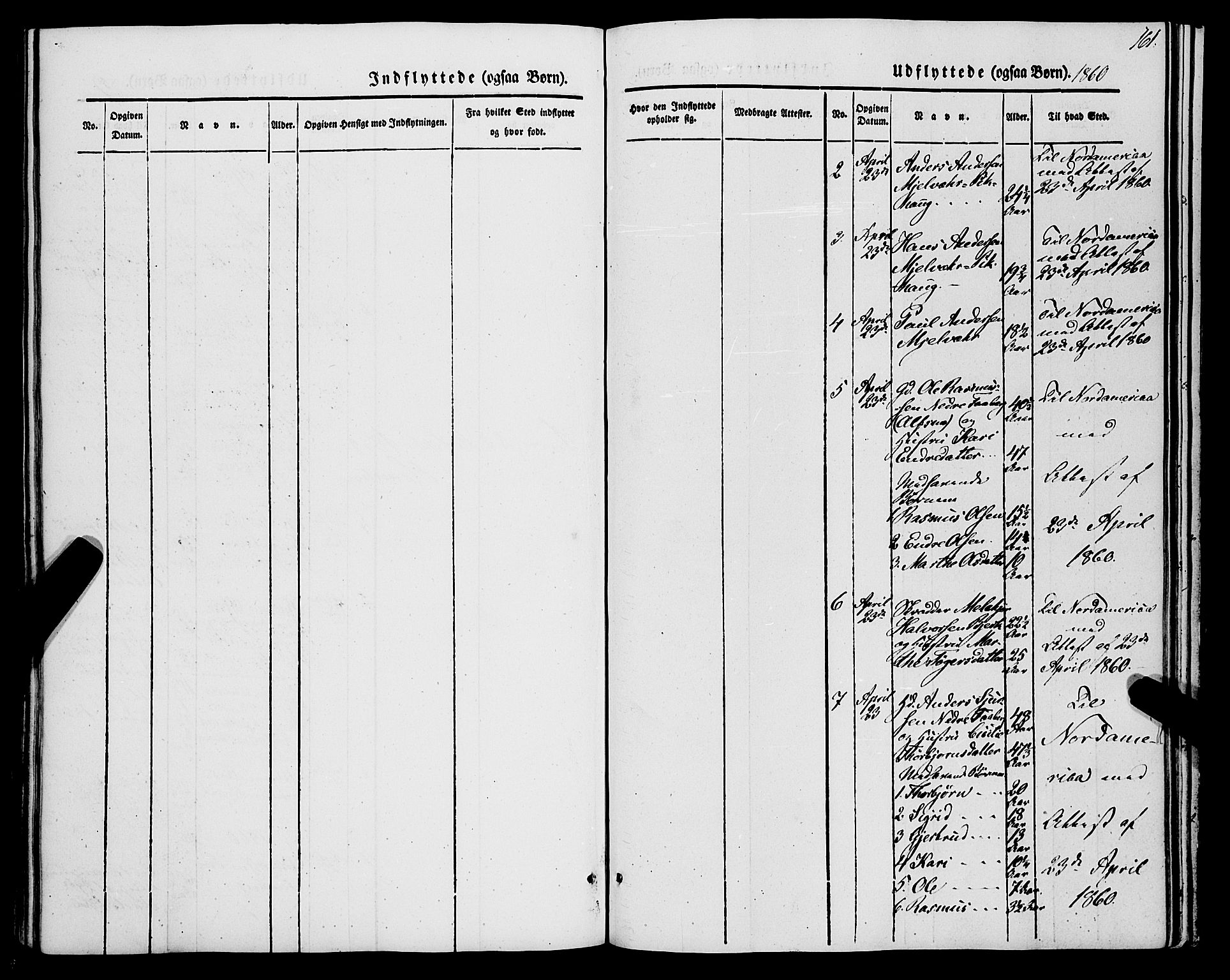 Jostedal sokneprestembete, SAB/A-80601/H/Haa/Haaa/L0005: Parish register (official) no. A 5, 1849-1877, p. 161