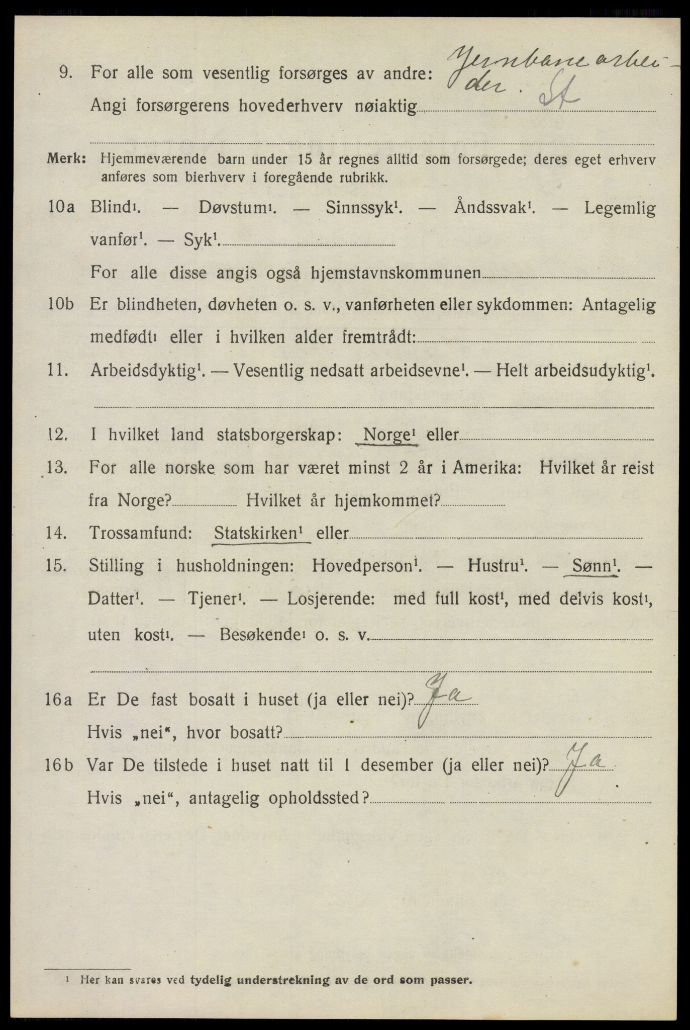 SAO, 1920 census for Nittedal, 1920, p. 2885