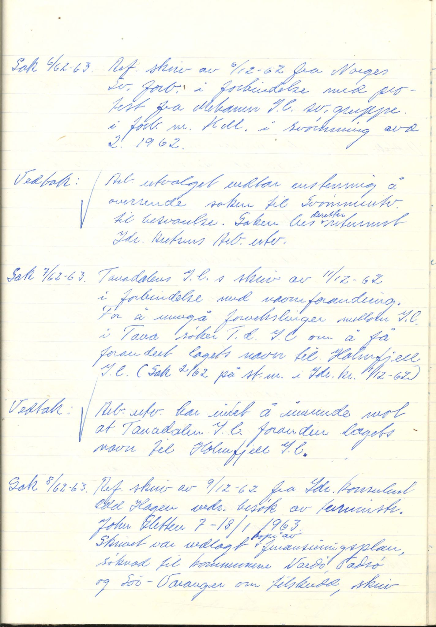 Aust-Finnmark Idrettskrets , FMFB/A-1041/A/L0005: Møteprotokoll for styre, ting og arbeidsutvalg, 1958-1963, p. 174