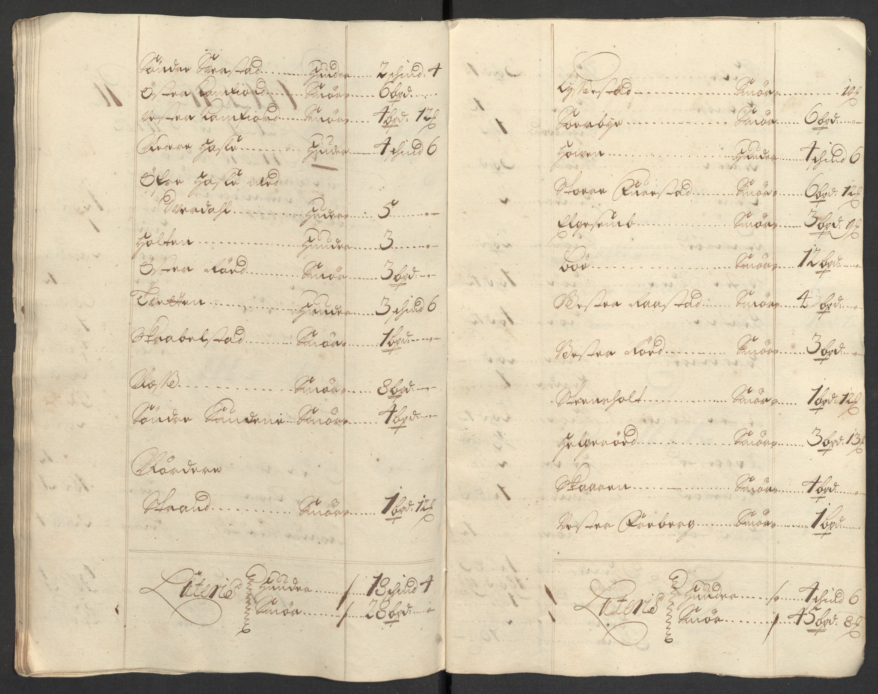 Rentekammeret inntil 1814, Reviderte regnskaper, Fogderegnskap, AV/RA-EA-4092/R33/L1976: Fogderegnskap Larvik grevskap, 1698-1701, p. 245